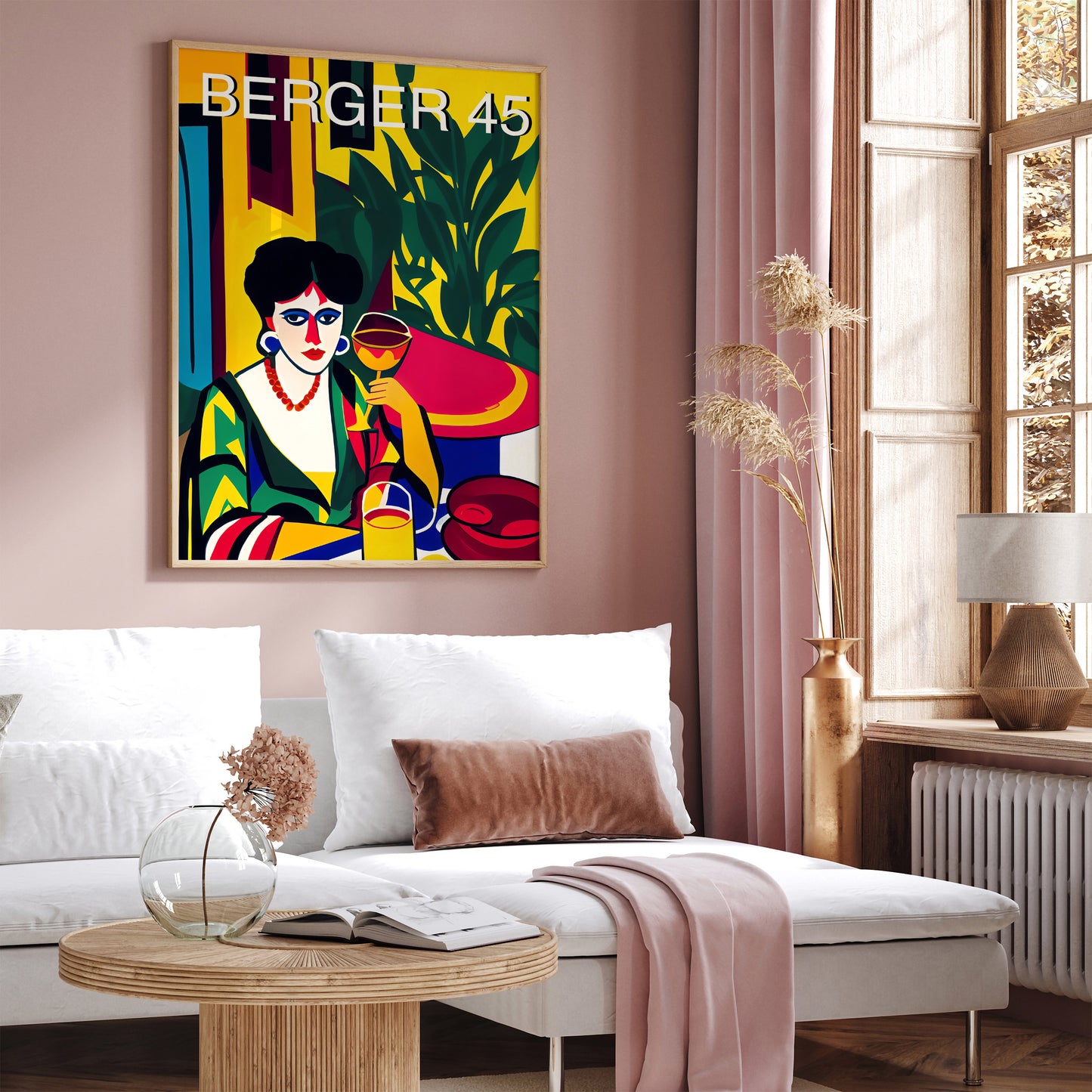 Berger 45 Secession Wine Poster