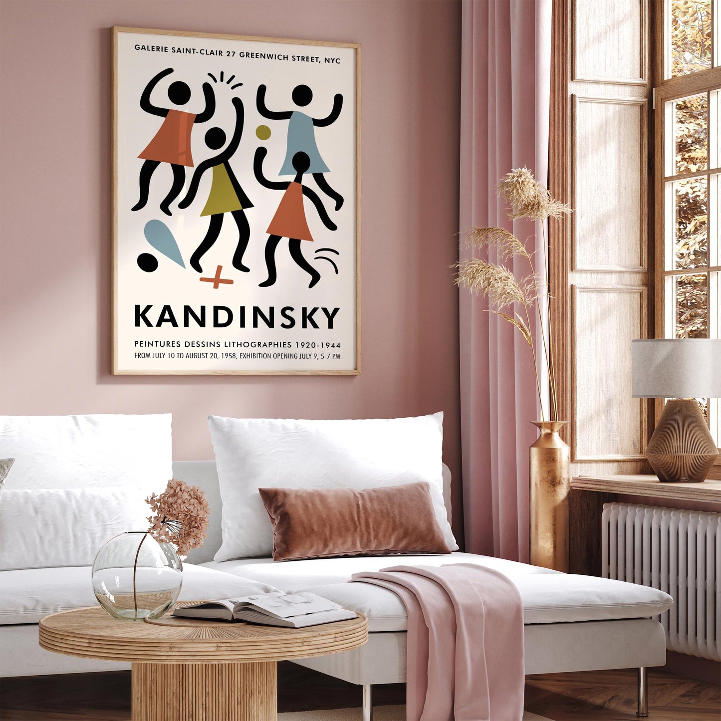 Kandinsky Exhibition Art Print