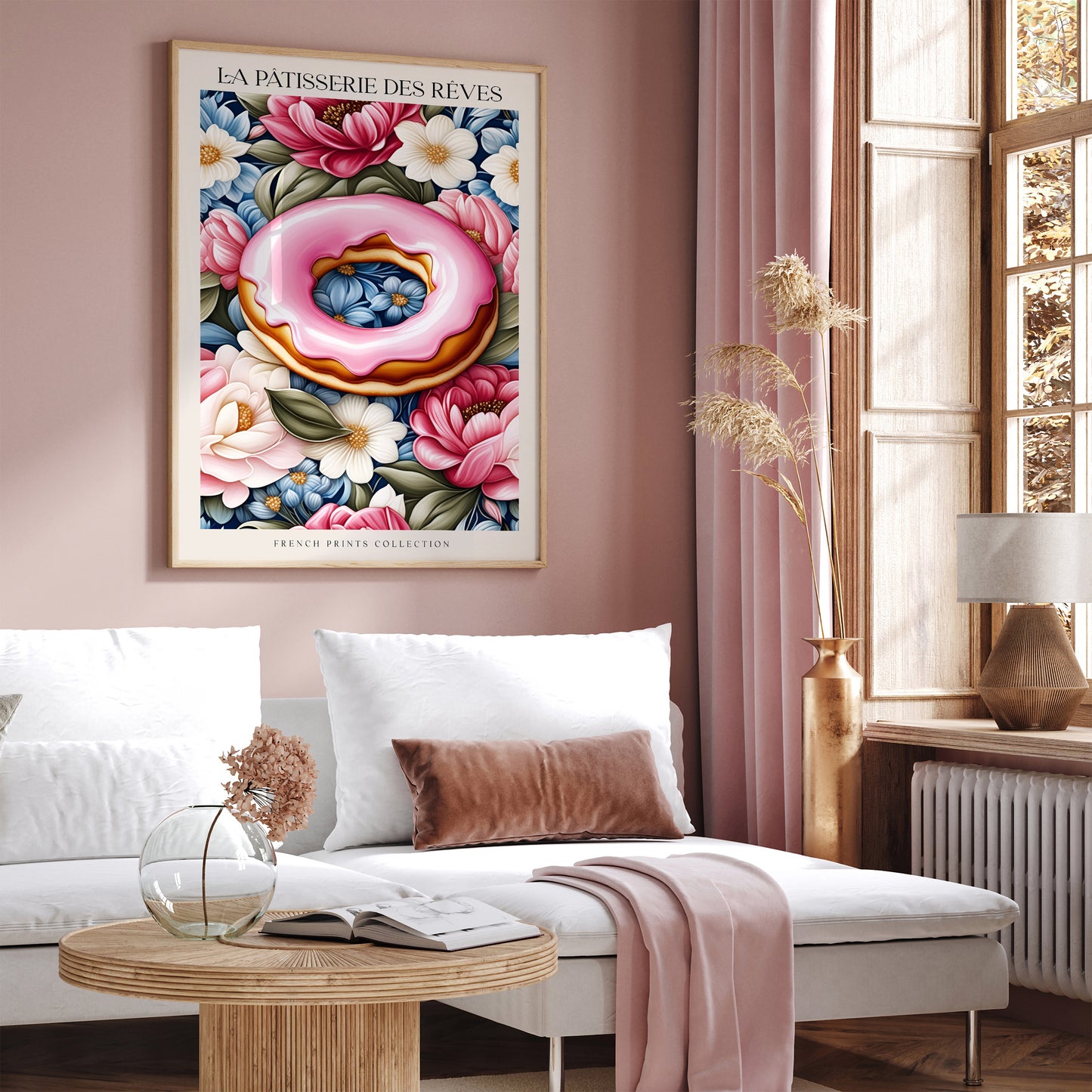 Sophisticated Sweetness: French Patisserie Art Print