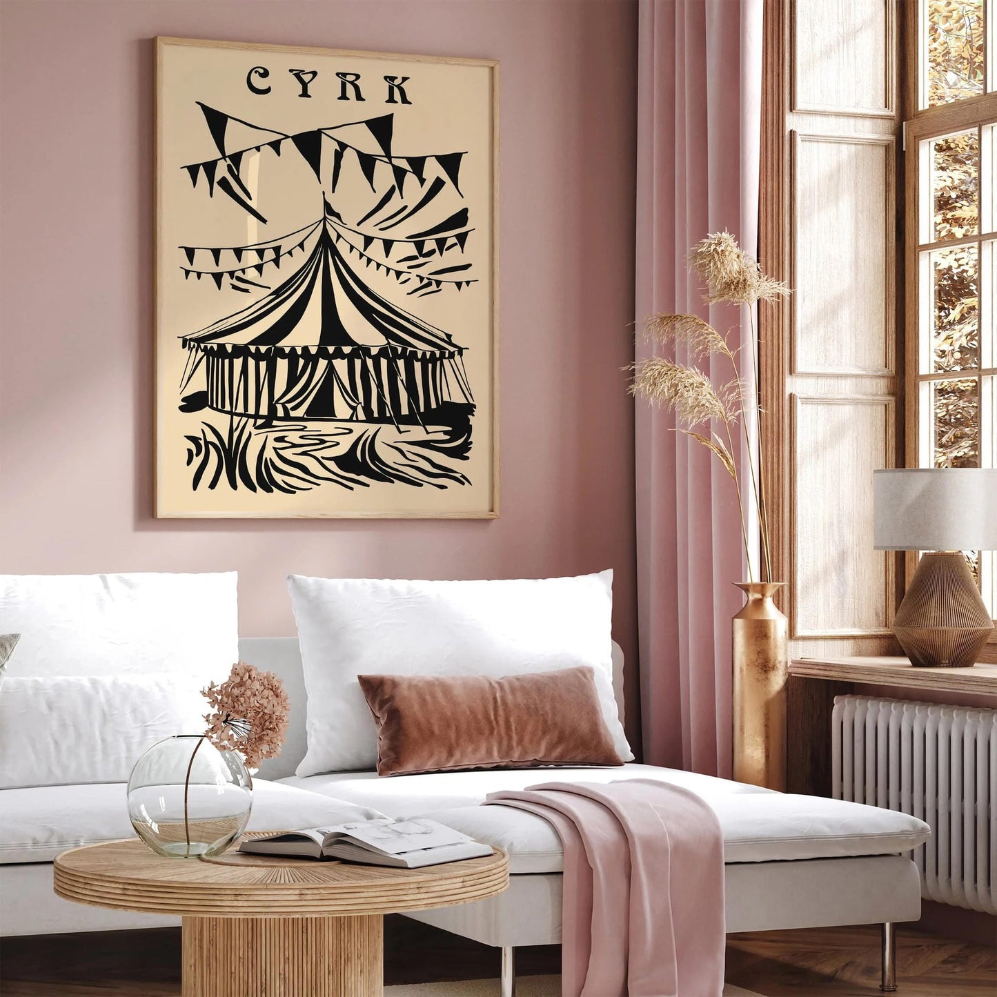 Polish Circus Vintage Style Art Print