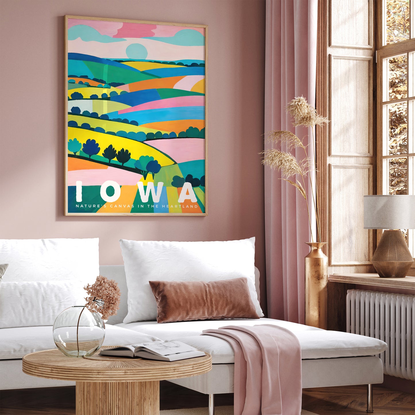 Iowa Travel Art Print - Scenic Poster