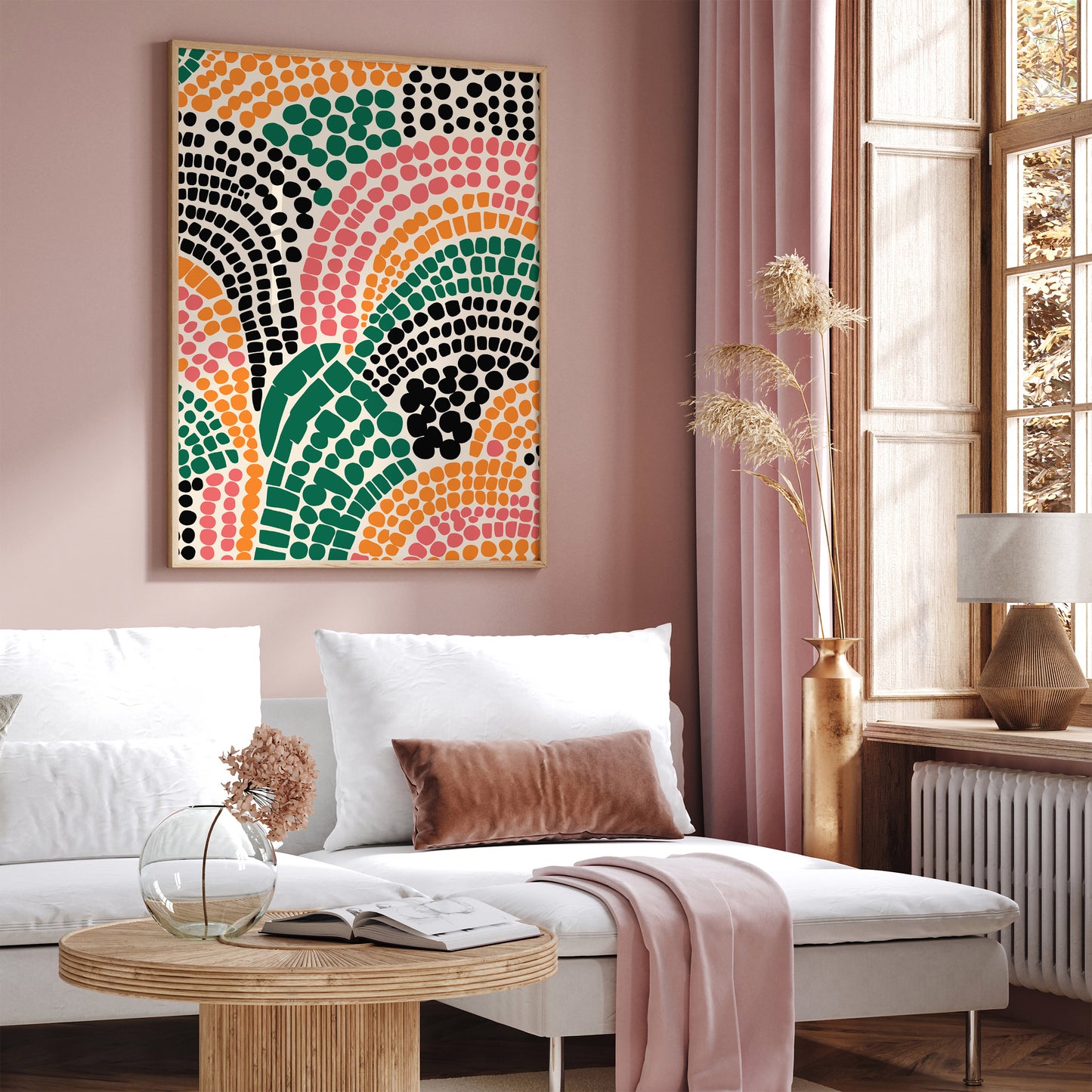 Abstract Mid-Century Modern Poster