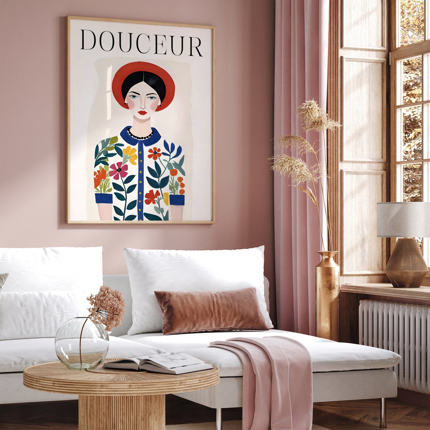 Douceur French Fashion Poster