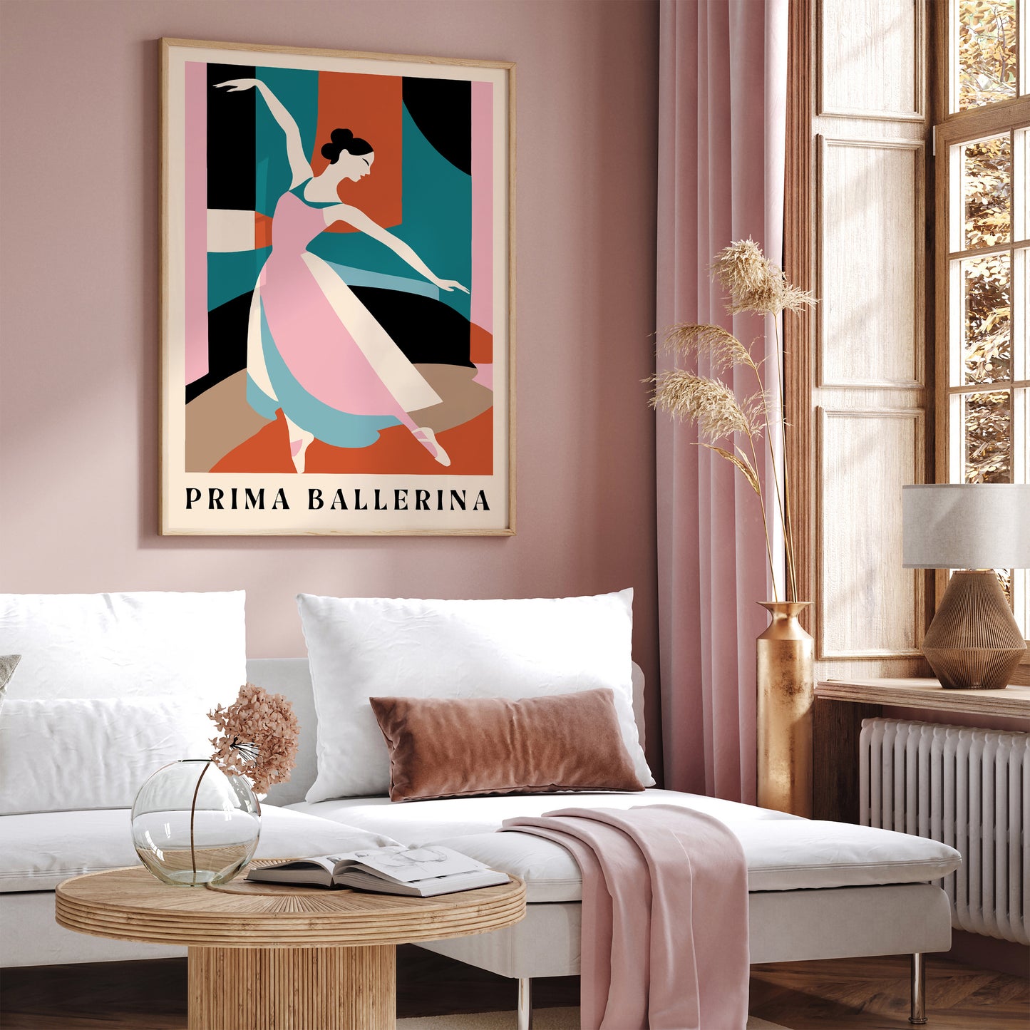 Prima Ballerina Pose Ballet Poster