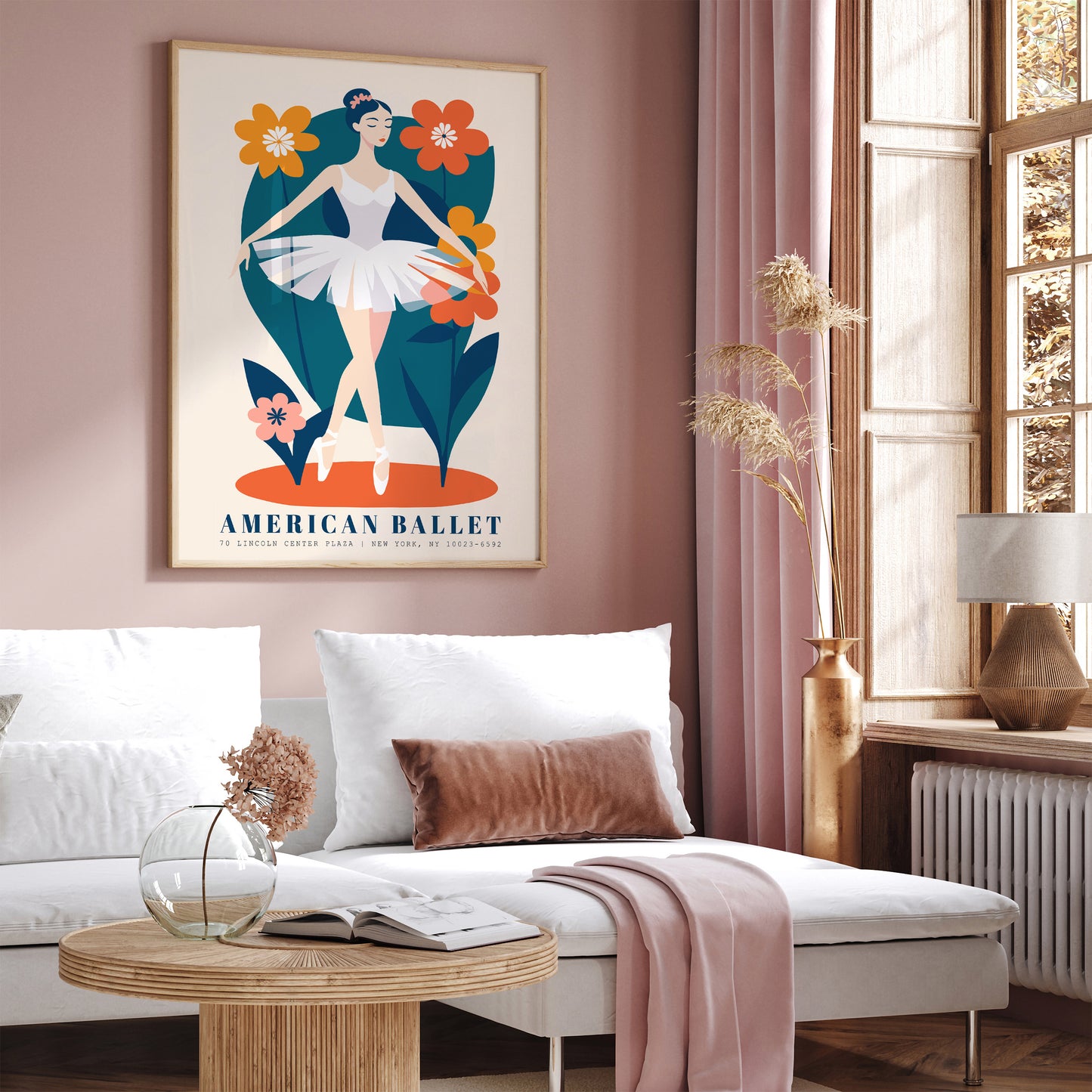 American Ballet Nursery Wall Art