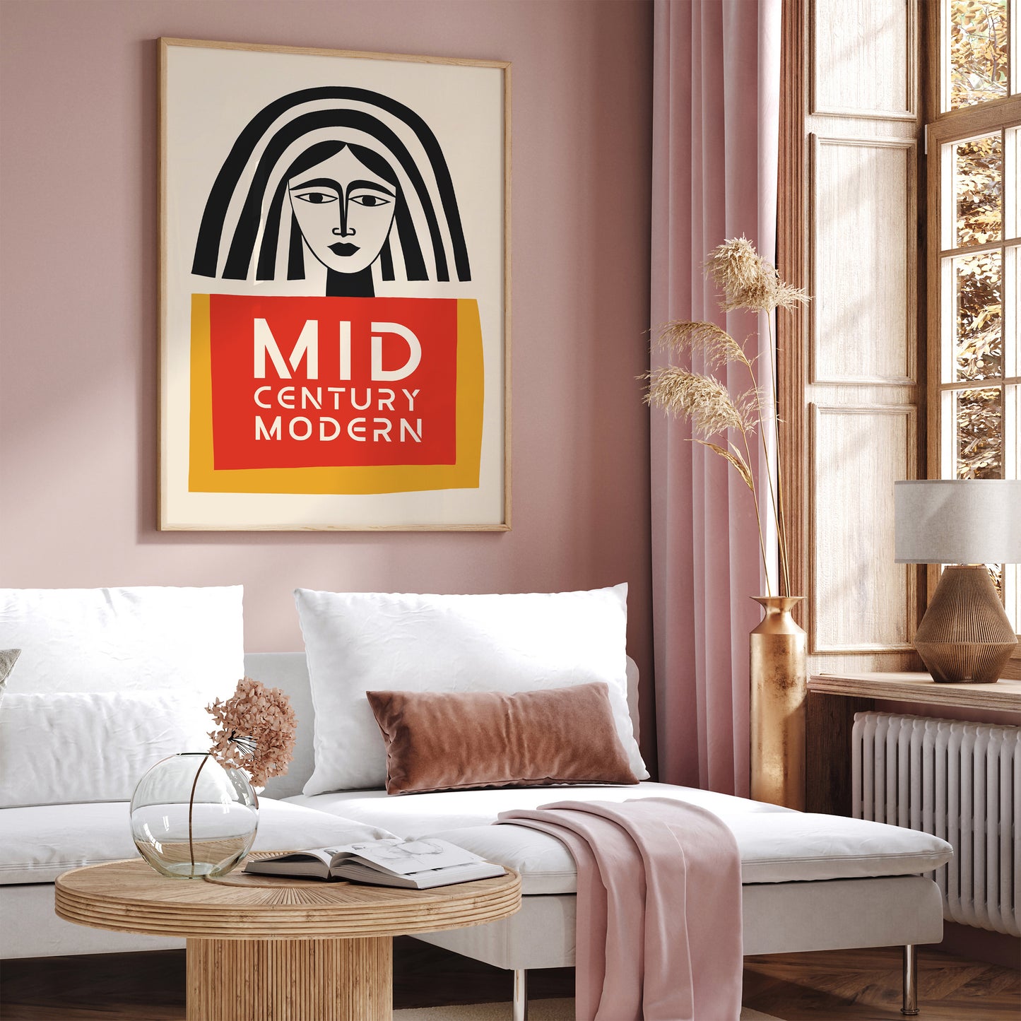 Mid Century Modern Exhibition Art Print