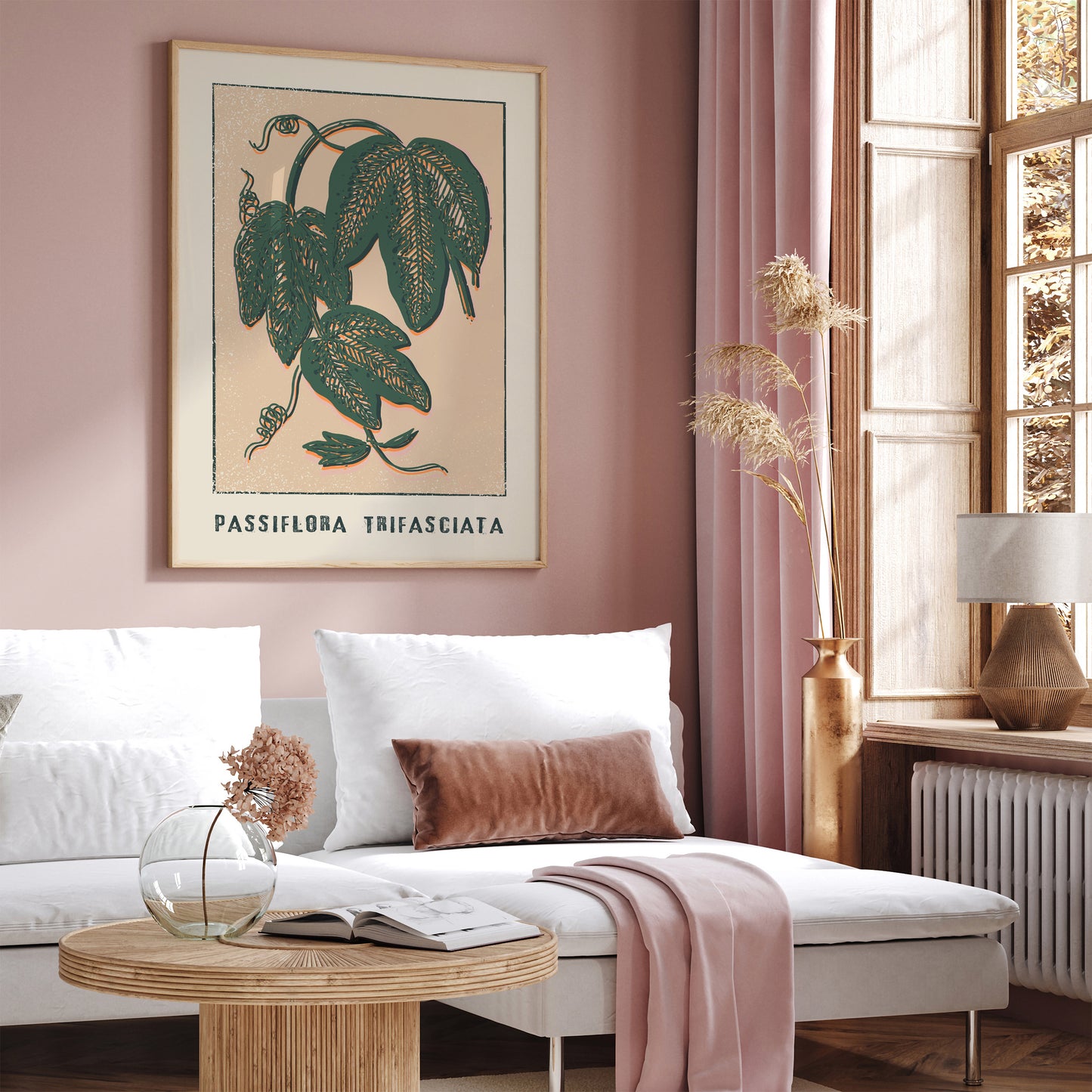 Passiflora Trifasciata Floral Print