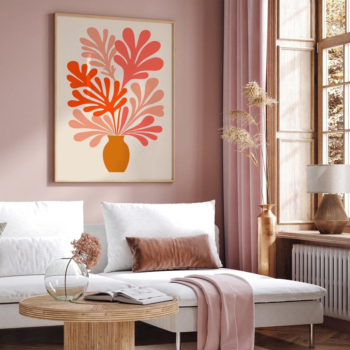 House Plant Illustration Floral Poster