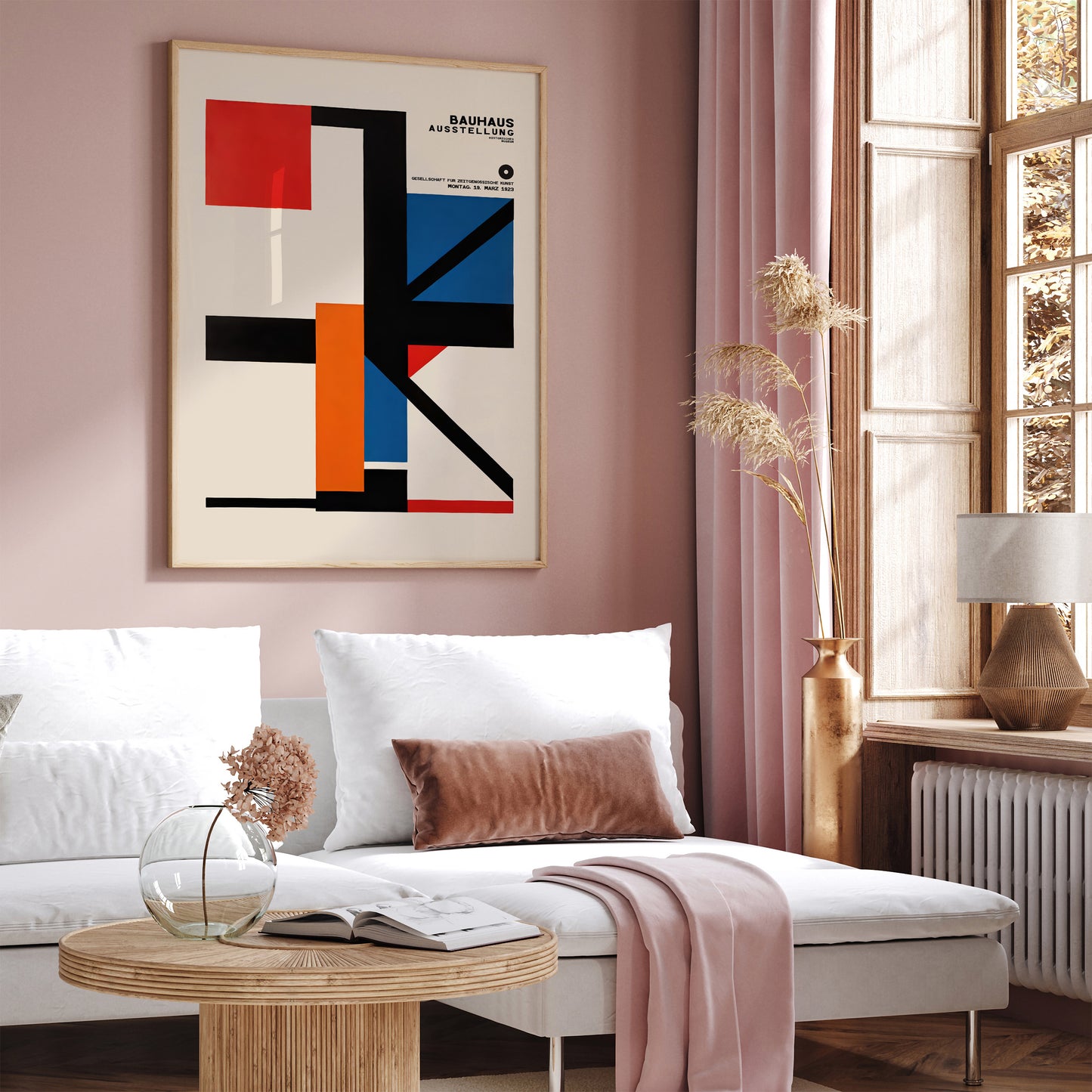 Bauhaus Exhibition Contemporary Shapes Poster