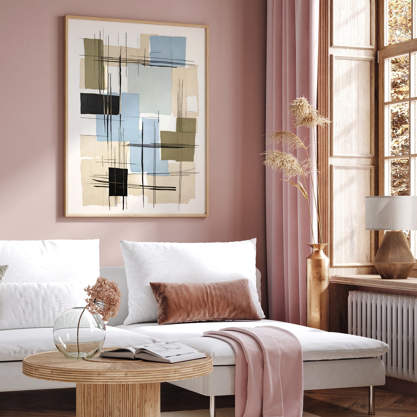 Abstract Blue Painting Art - Transform Your Home Decor