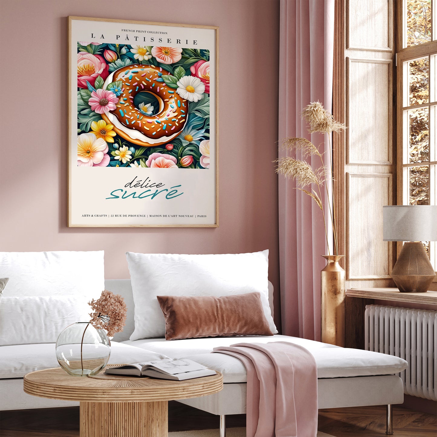 Classic Patisserie Ambiance: Victorian Wall Hanging