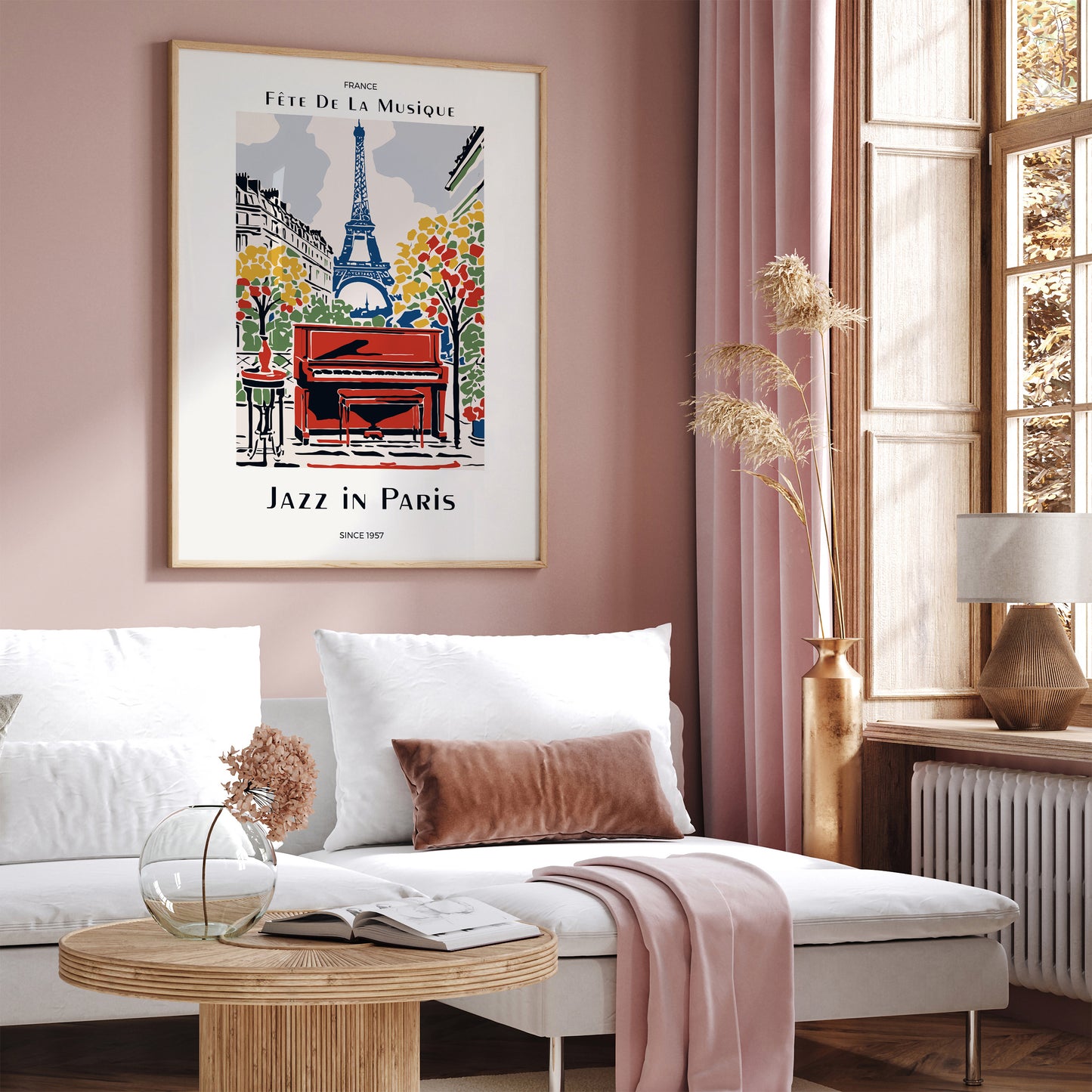 Jazz in Paris Vintage Music Poster