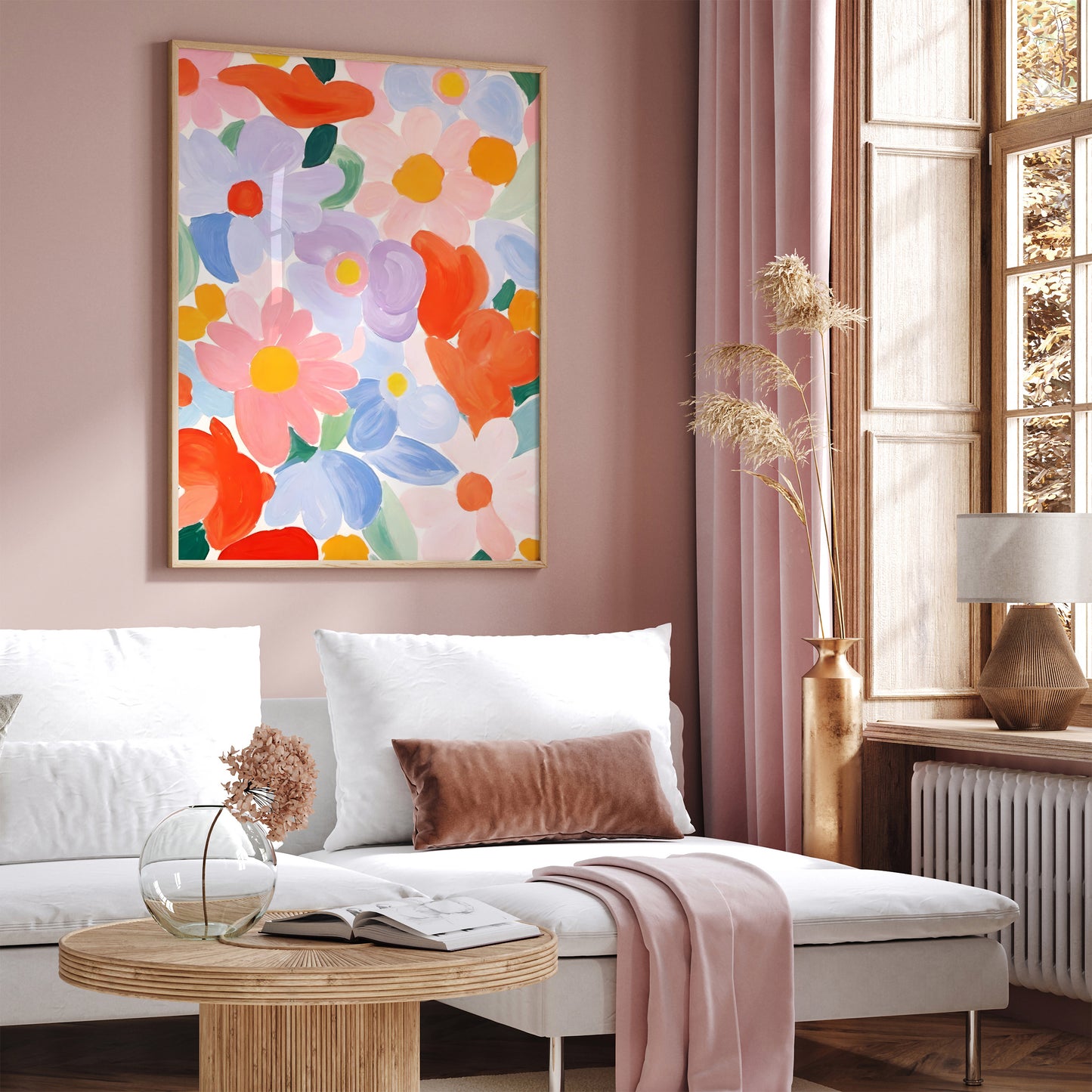Spring Colorful Flowers - Painting Edition Art Print