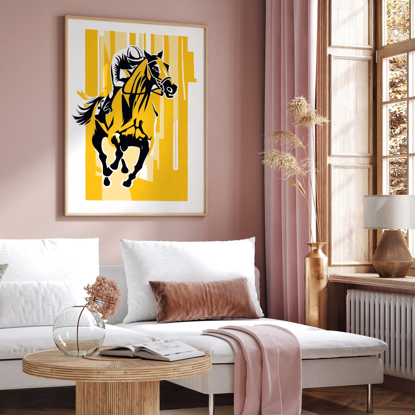 Retro Horseracing Poster