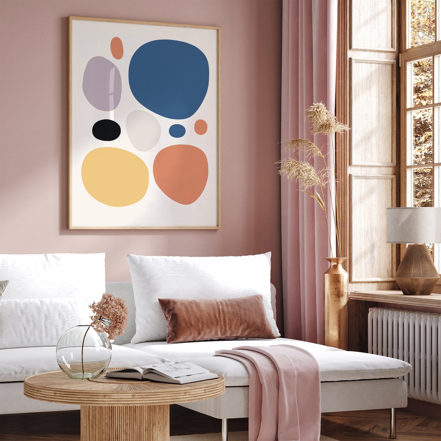 Aesthetic Colorful Spots Poster