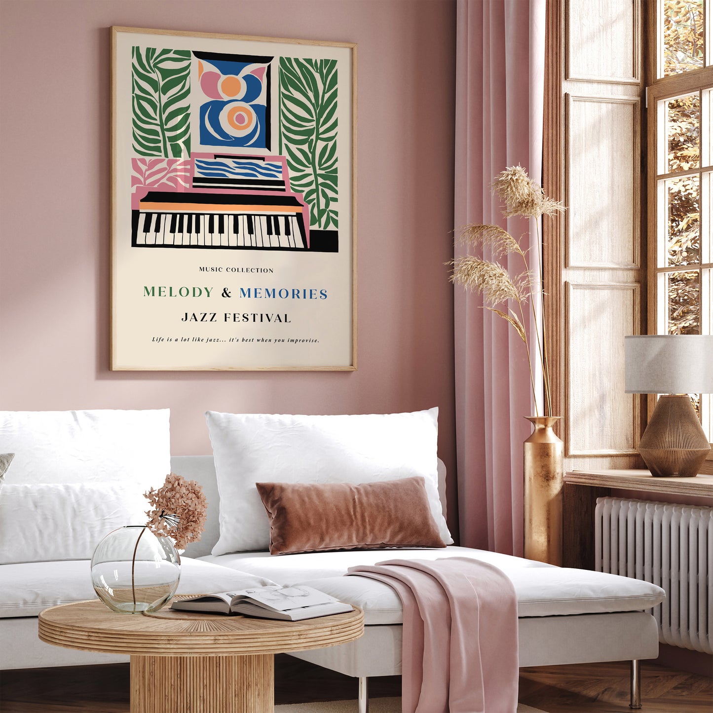 Jazz Festival Music Art Print 2025