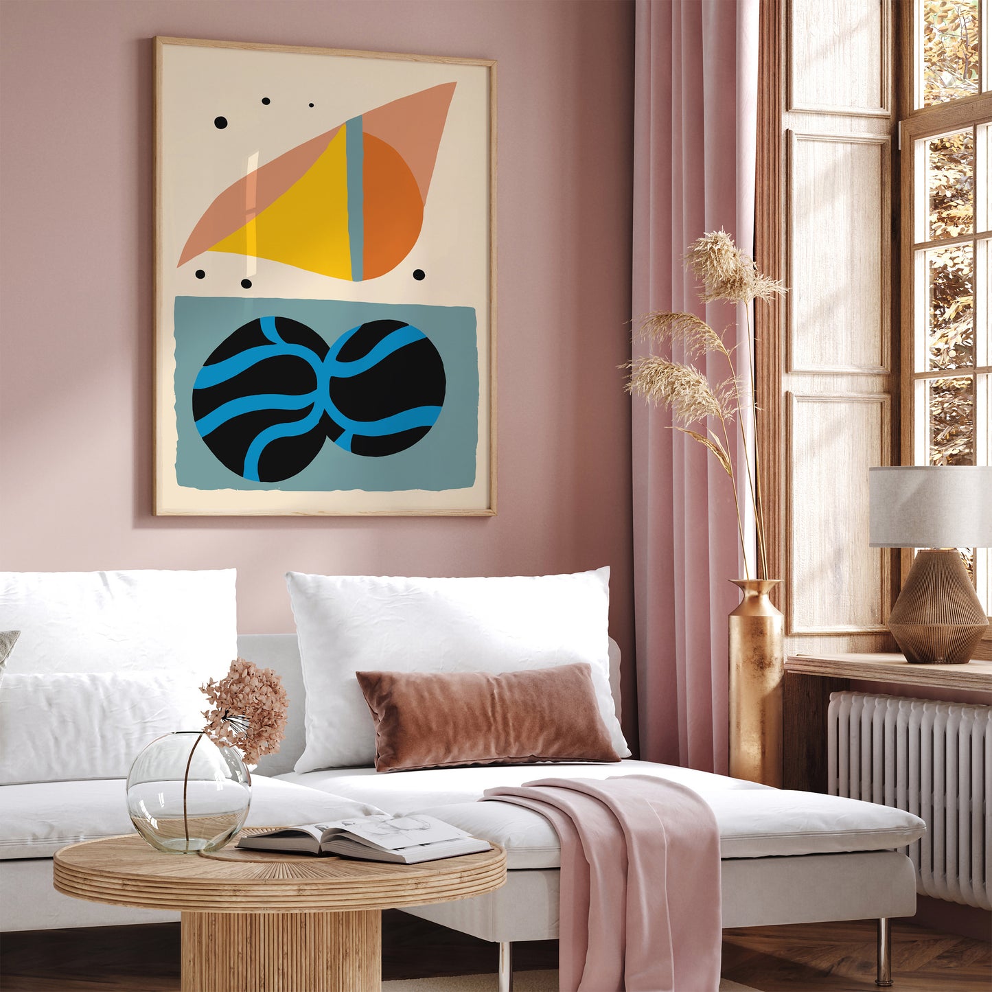 Modern Abstract Aesthetic Art Print