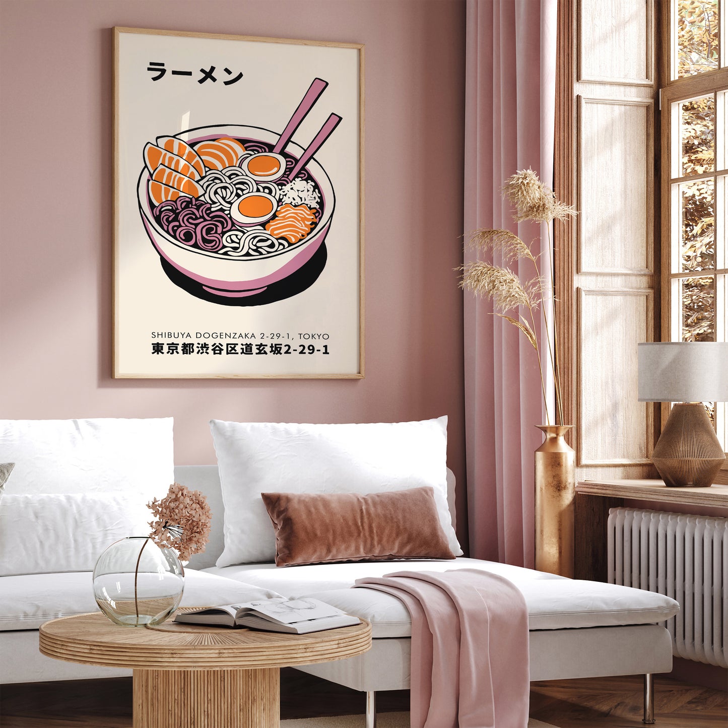 Ramen Soup Cute Kitchen Decor Art Print