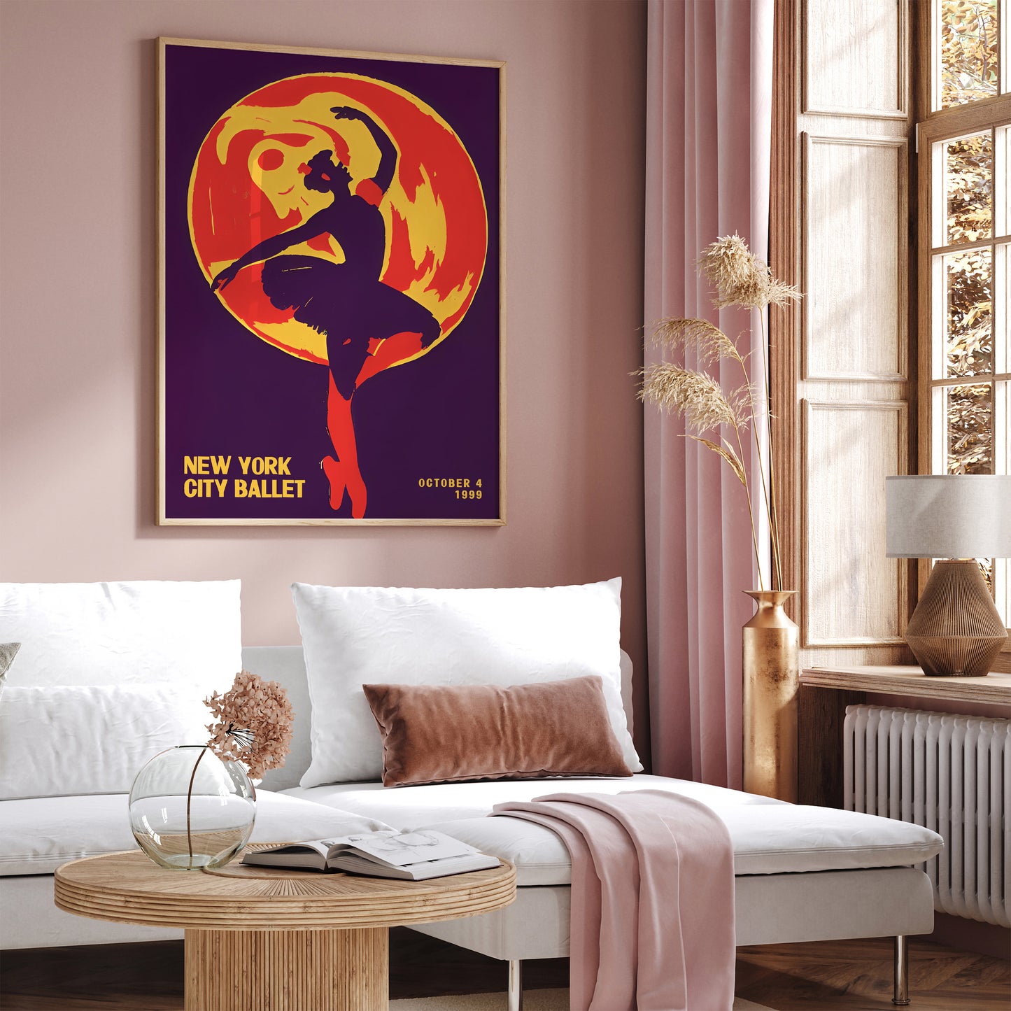 NYC Ballet 1999 Retro Poster