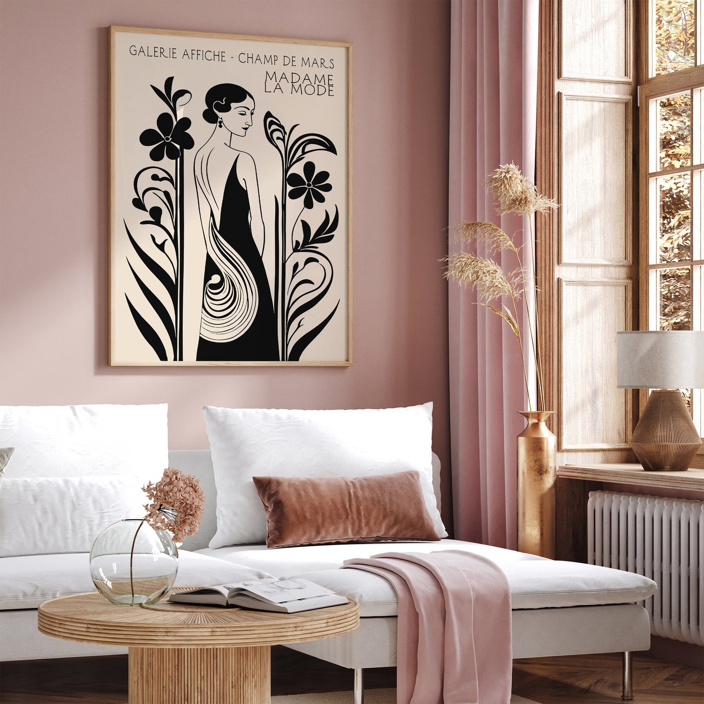 Madame La Mode French Fashion Poster