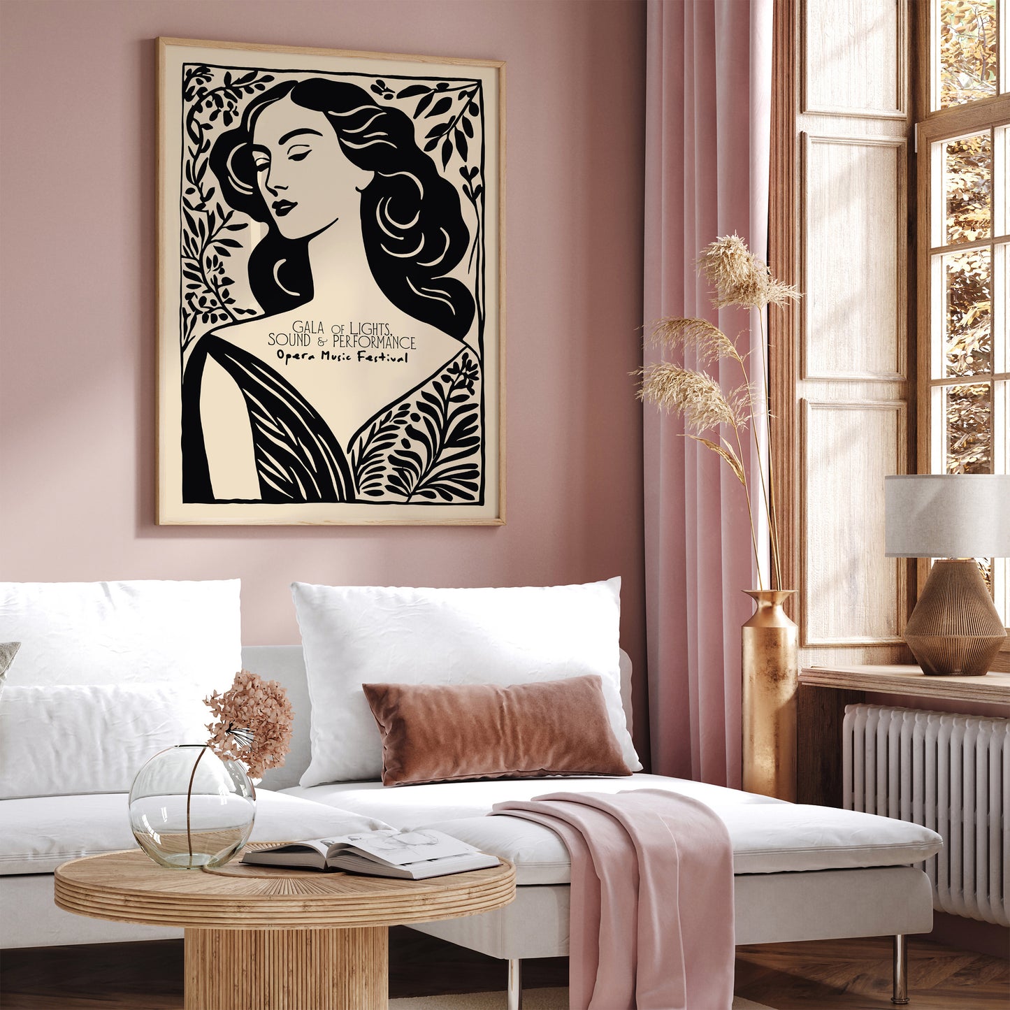 Opera Music Elegant Art Print
