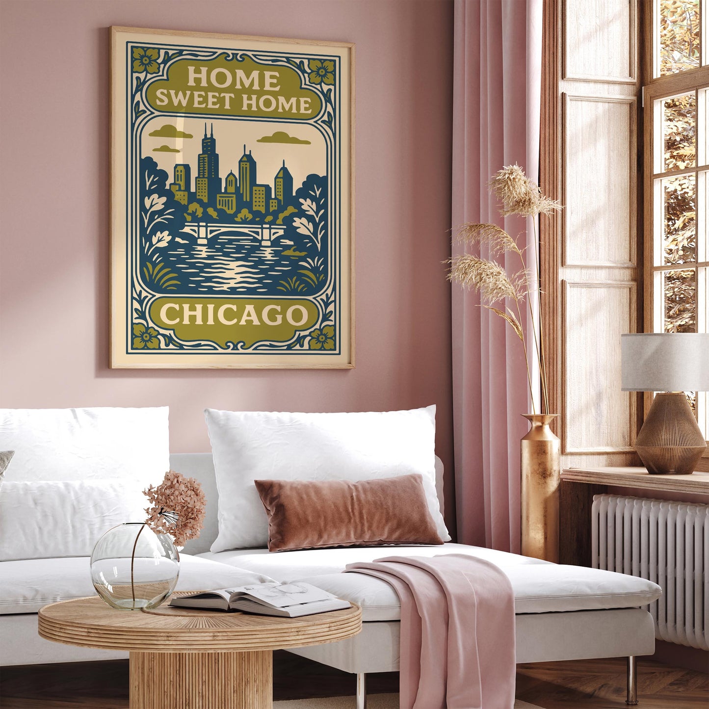 Chicago Home Sweet Home Poster