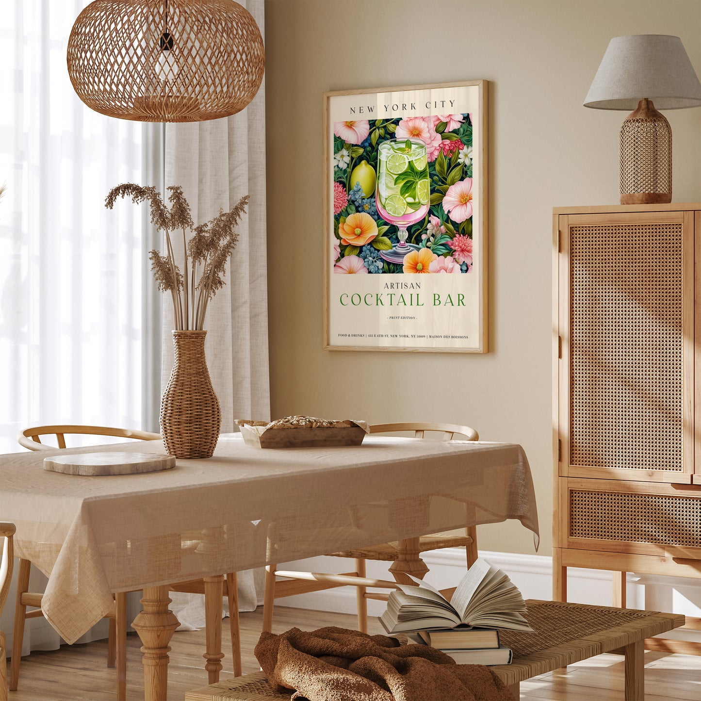 Coctail Bar Luxury Kitchen Wall Art