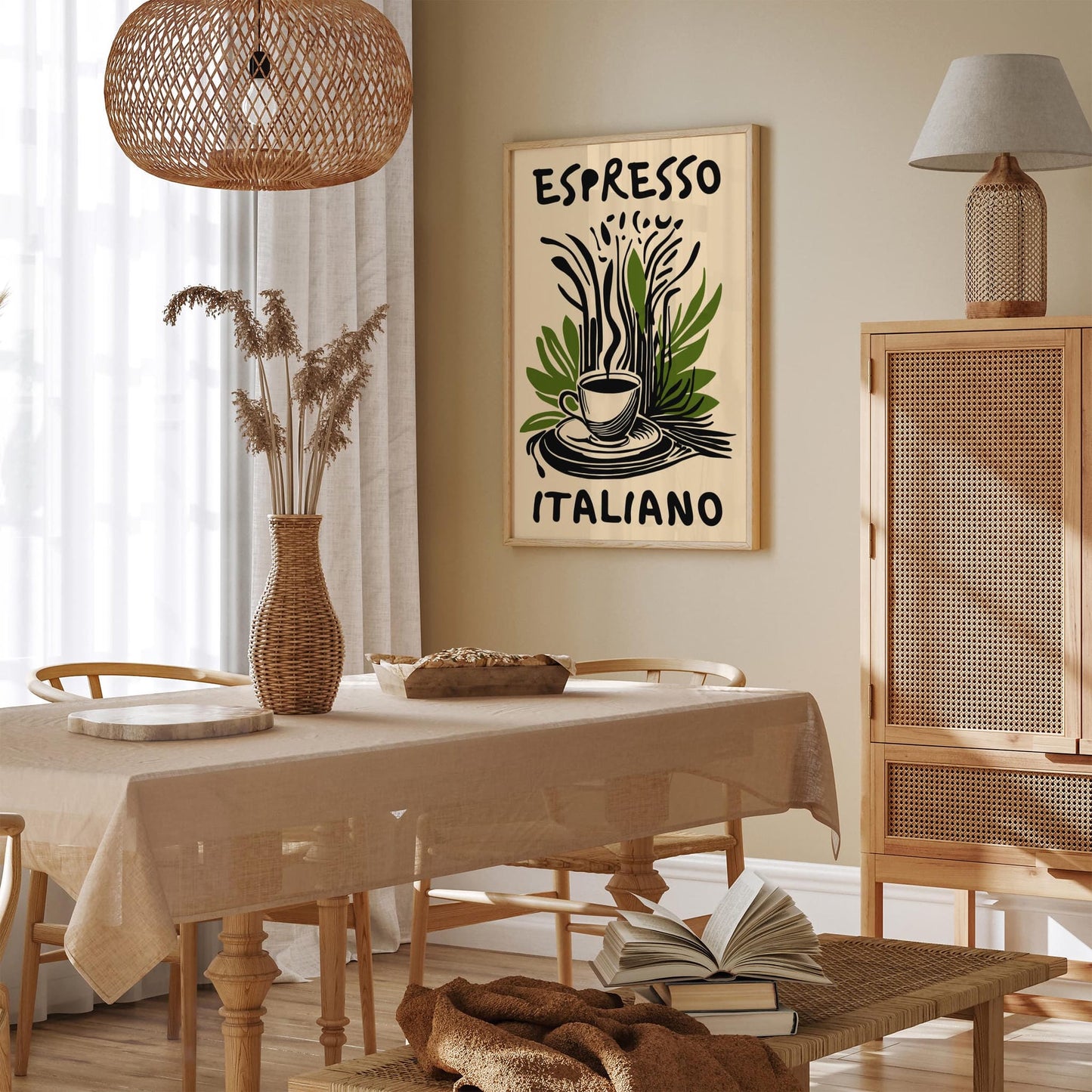 Espresso Italiano Kitchen Wall Art Print