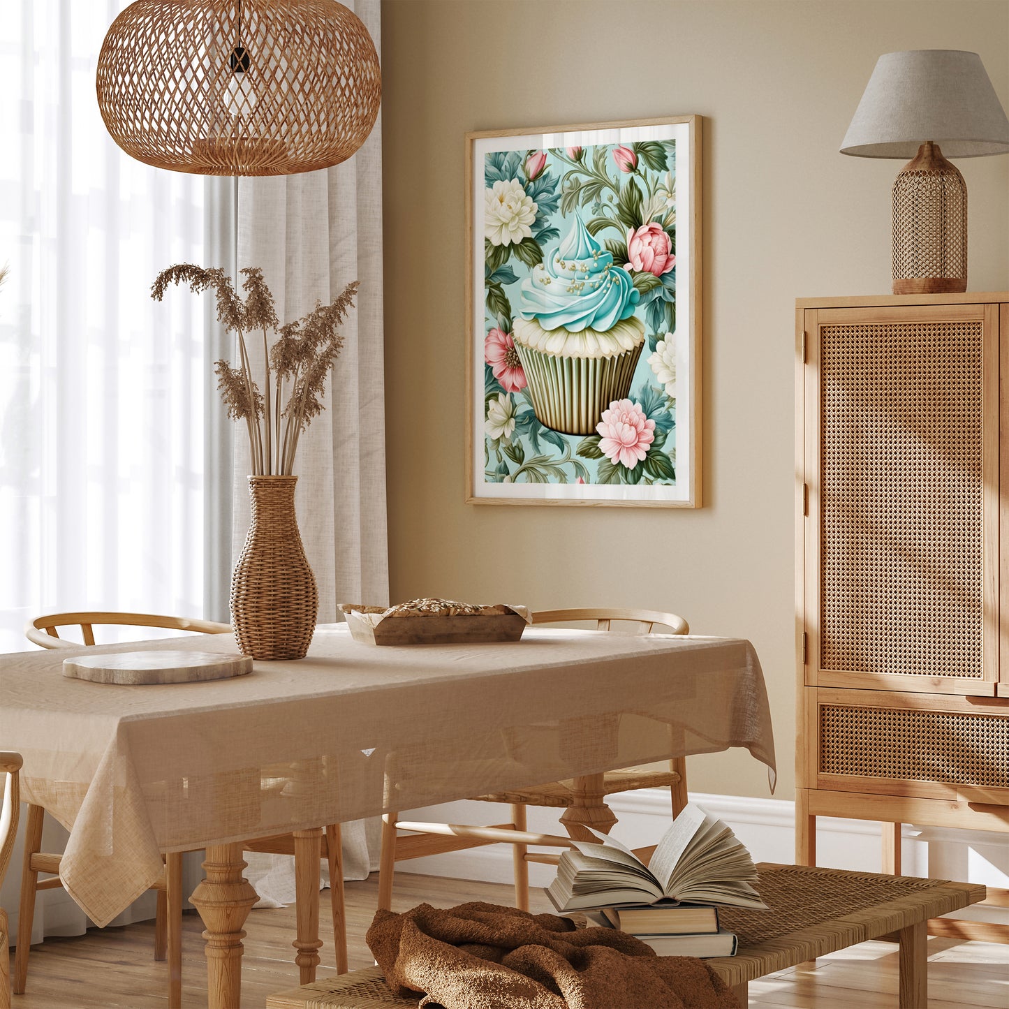 Whimsical Wall Decor for Bakery