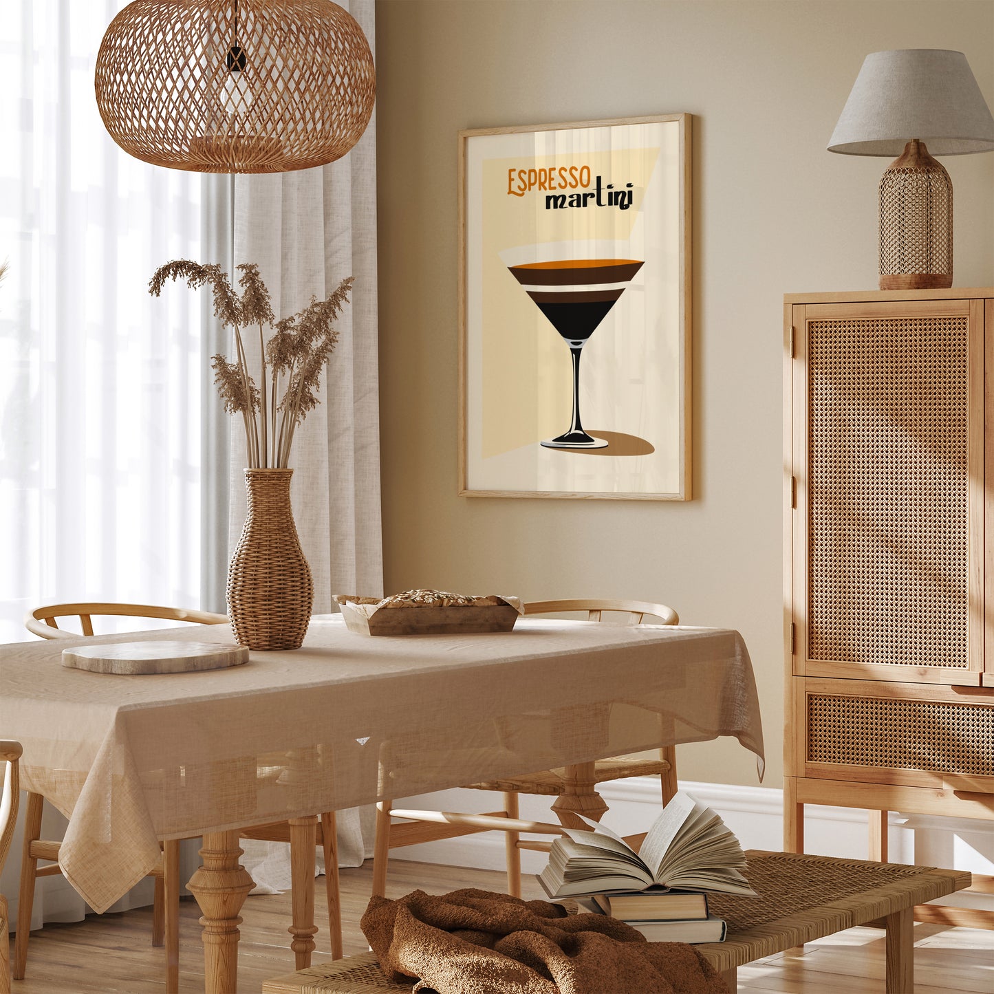 Espresso Martini Vintage Poster