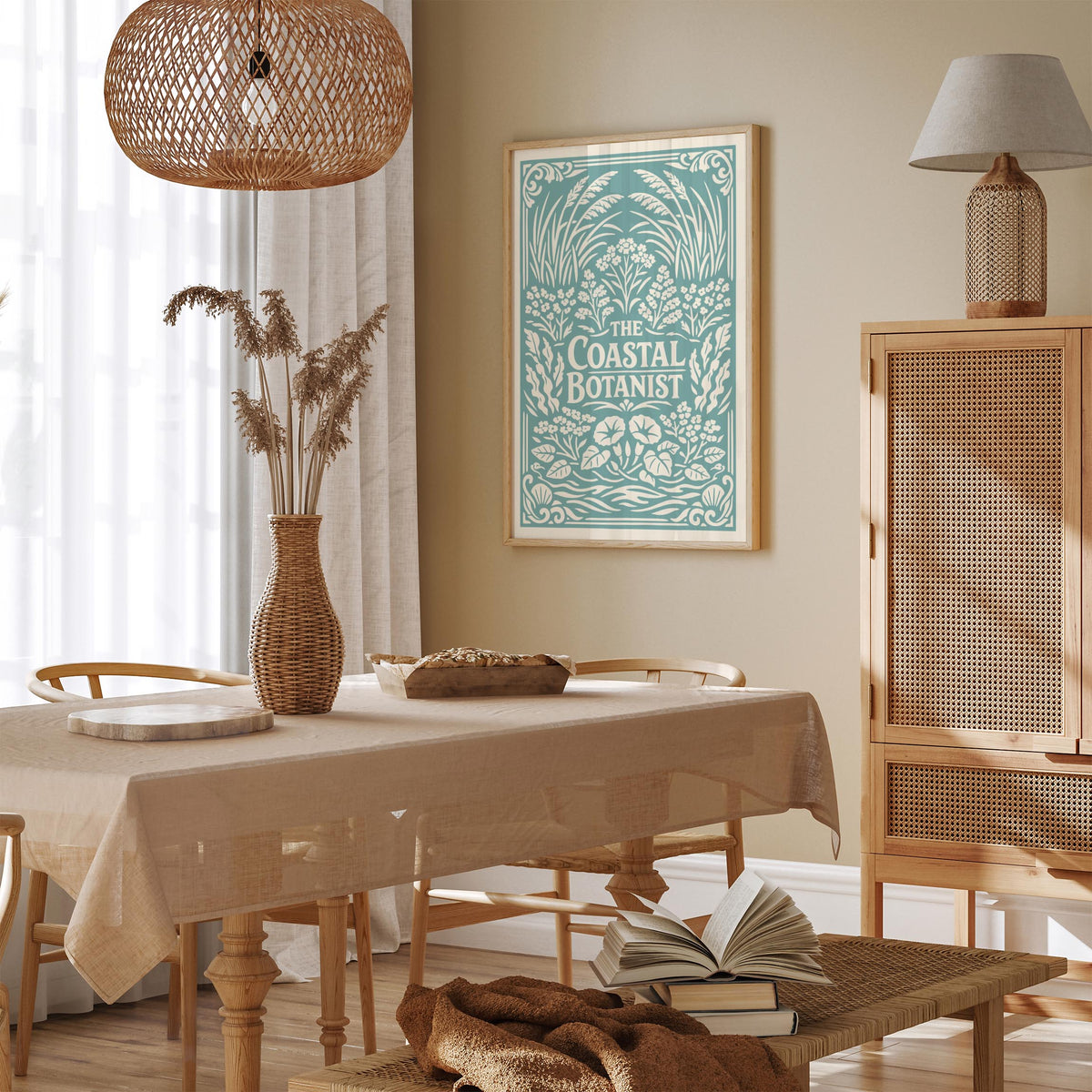 Coastal Botanist Botanical Art Poster