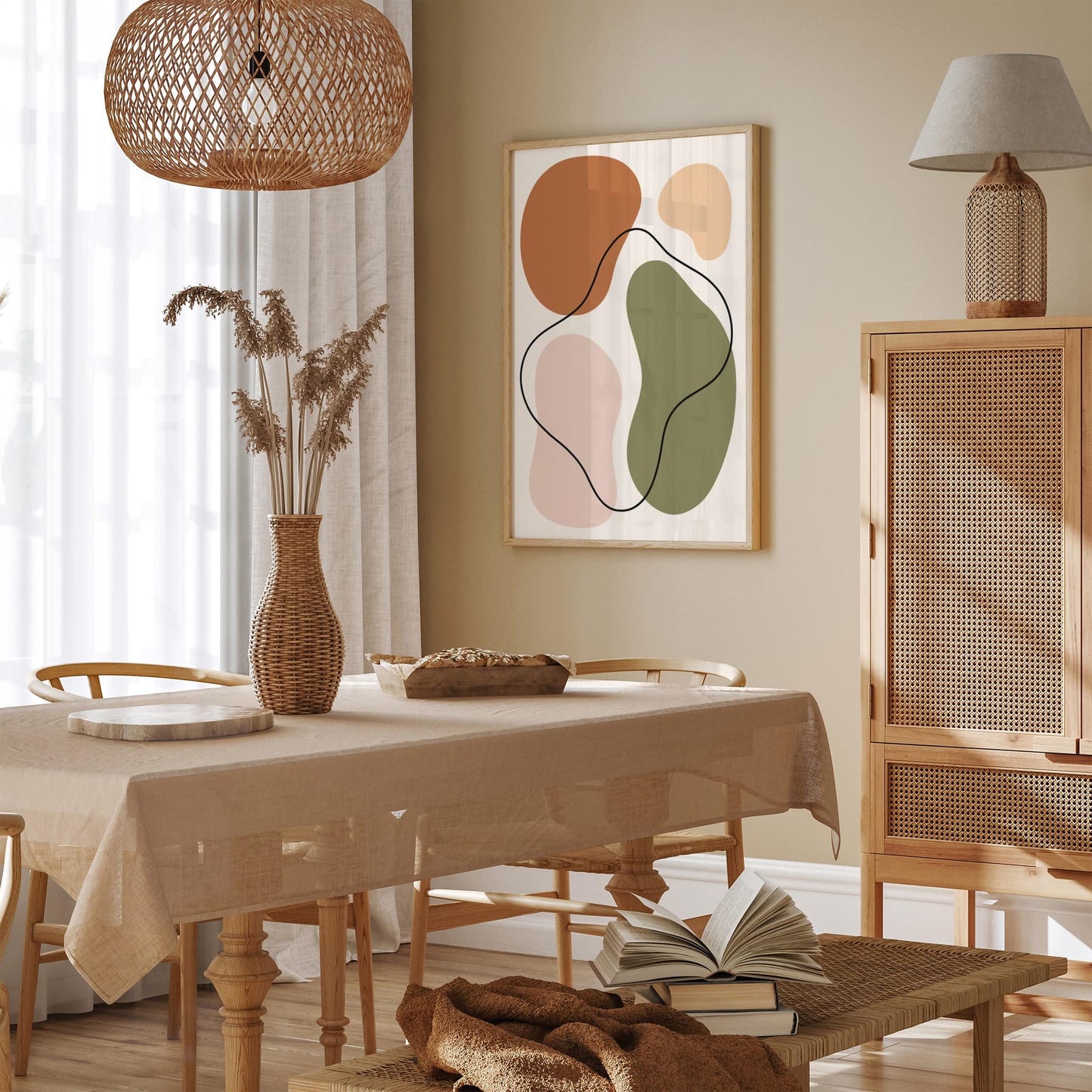 Trendy 2025 Abstract Modern Wall Art Print