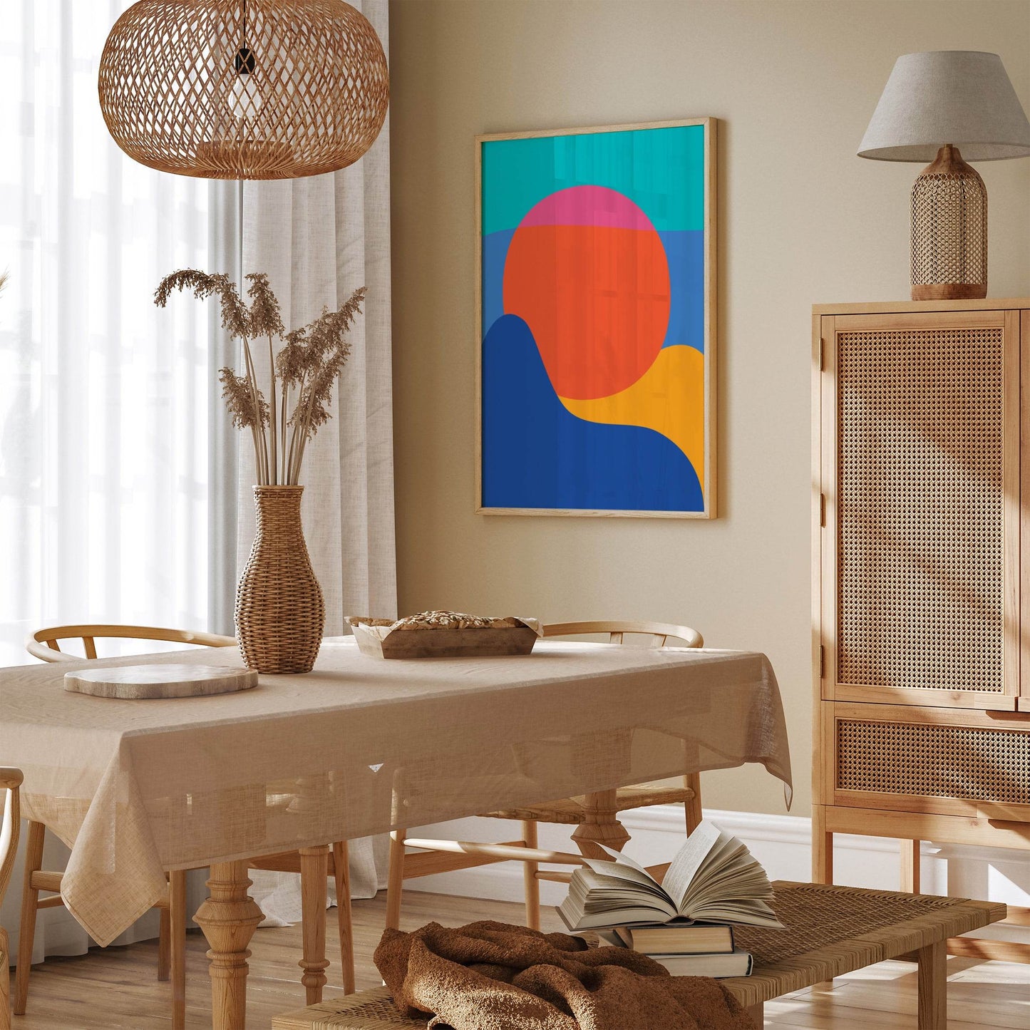 Colorful Landscape Print - HypeSheriff Europe