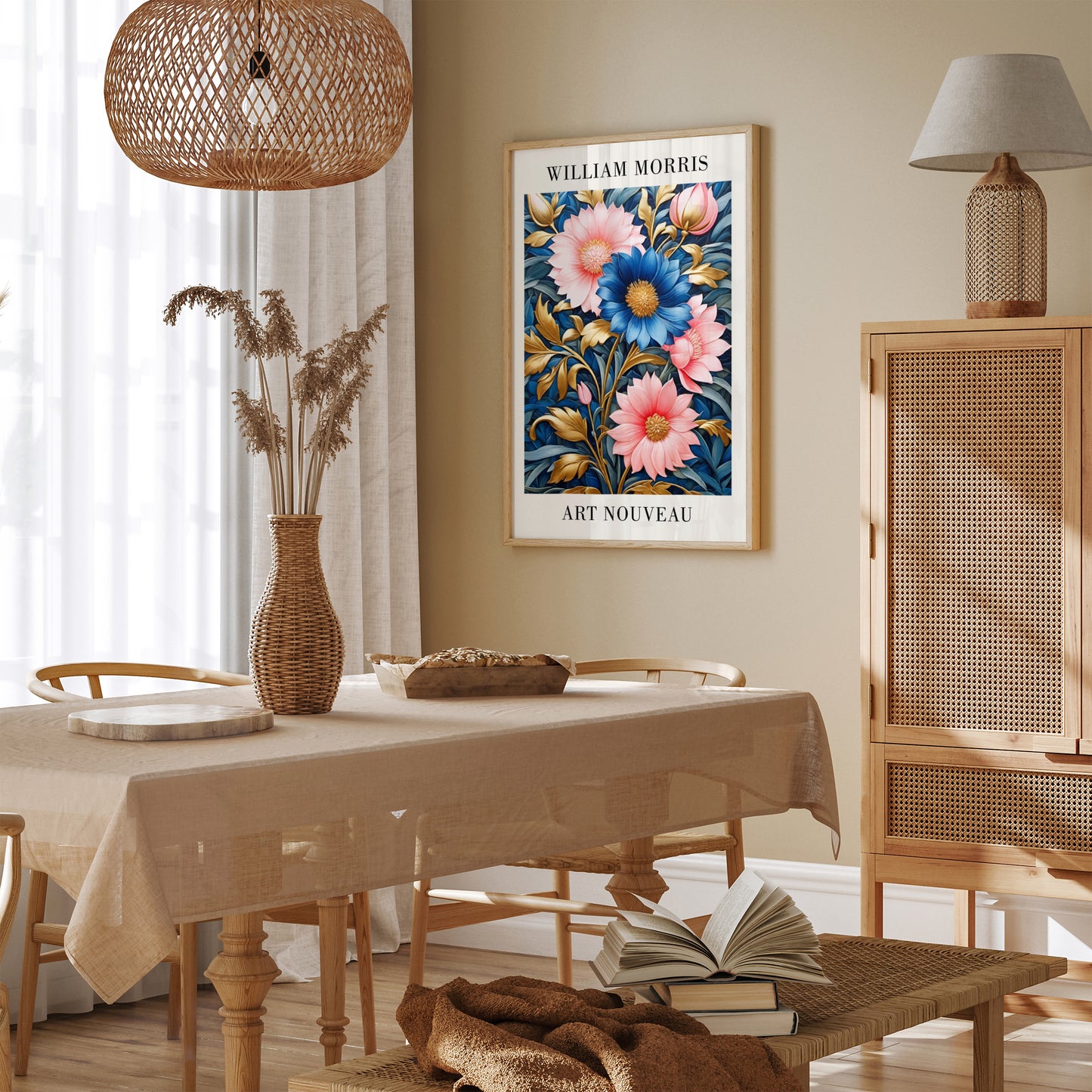 Artisanal Flair: William Morris Wall Poster