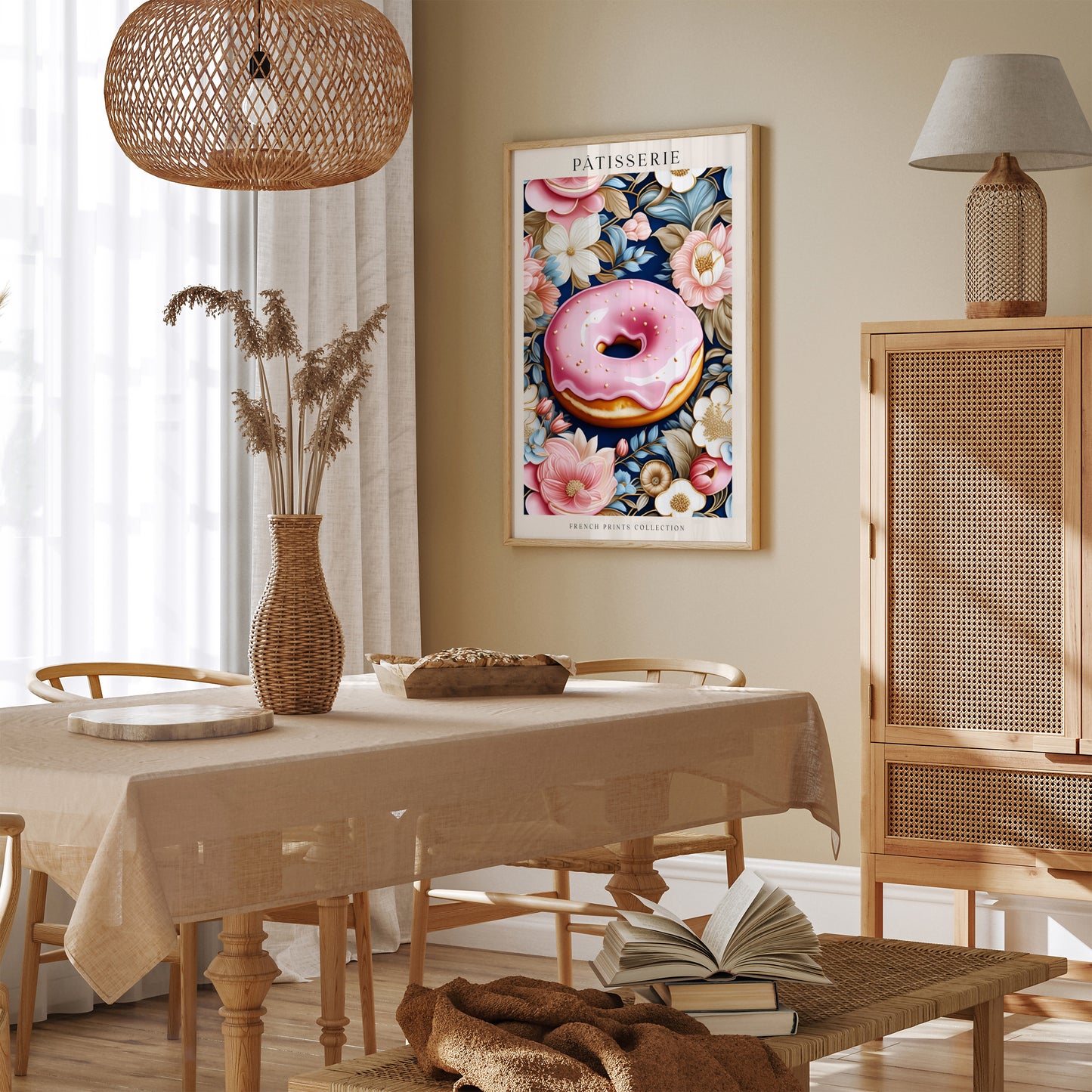 Elegant Patisserie Delights: Victorian Wall Art