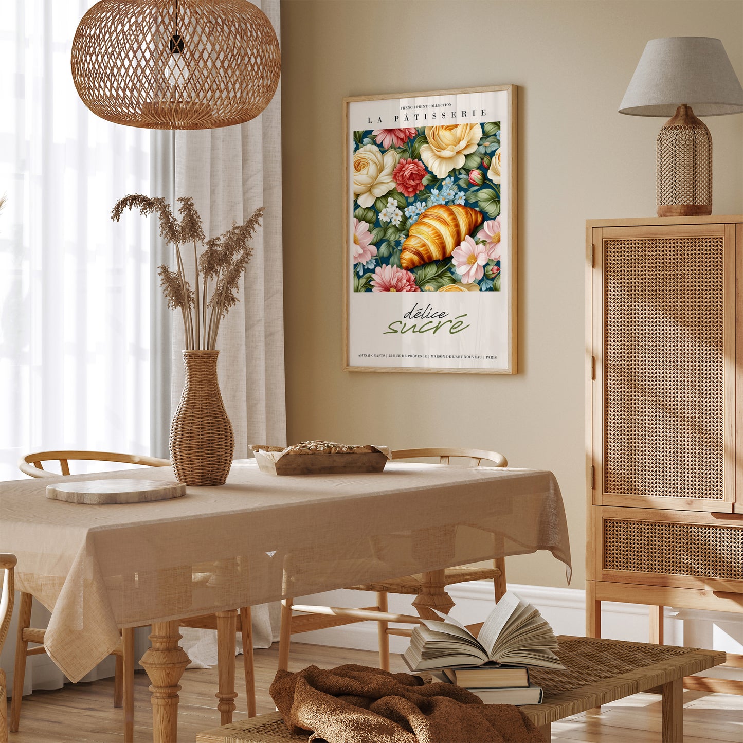 Croissant French Patisserie Poster