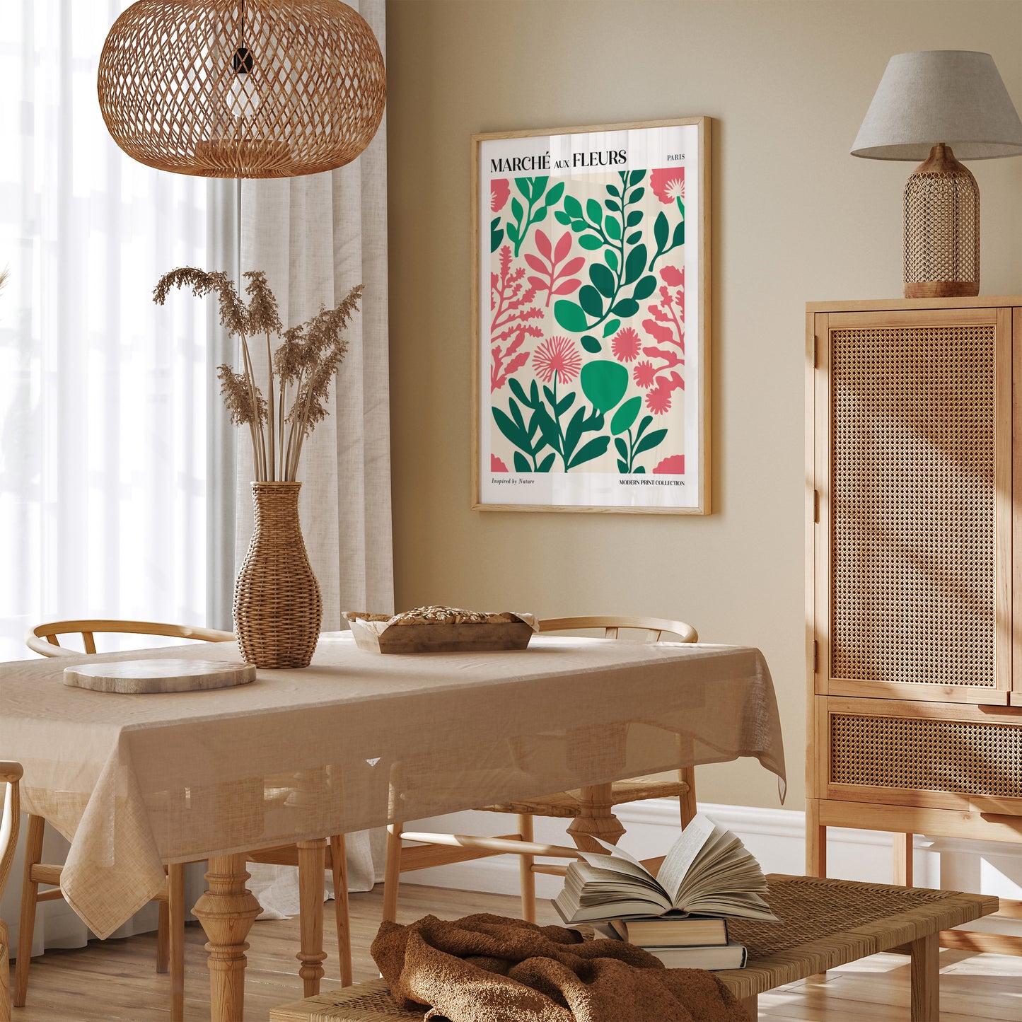 Modern Botanical Papiers Decoupes Art