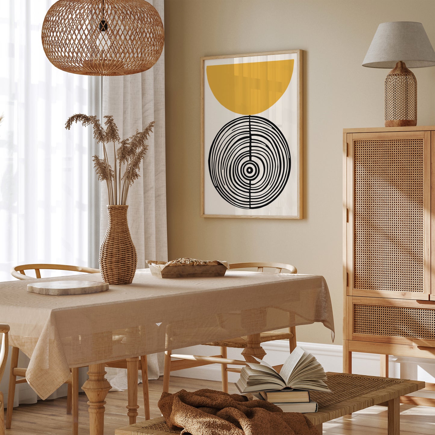 Minimalism Geometric Abstract Poster