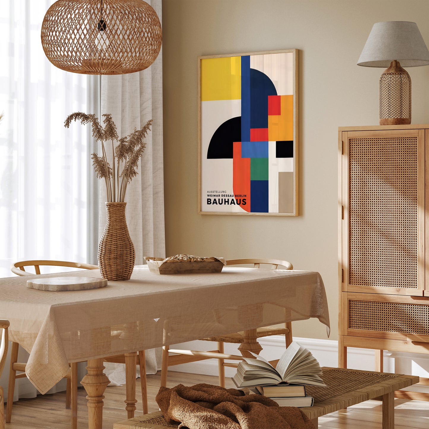 Urban Symmetry Bauhaus Metropolis Poster