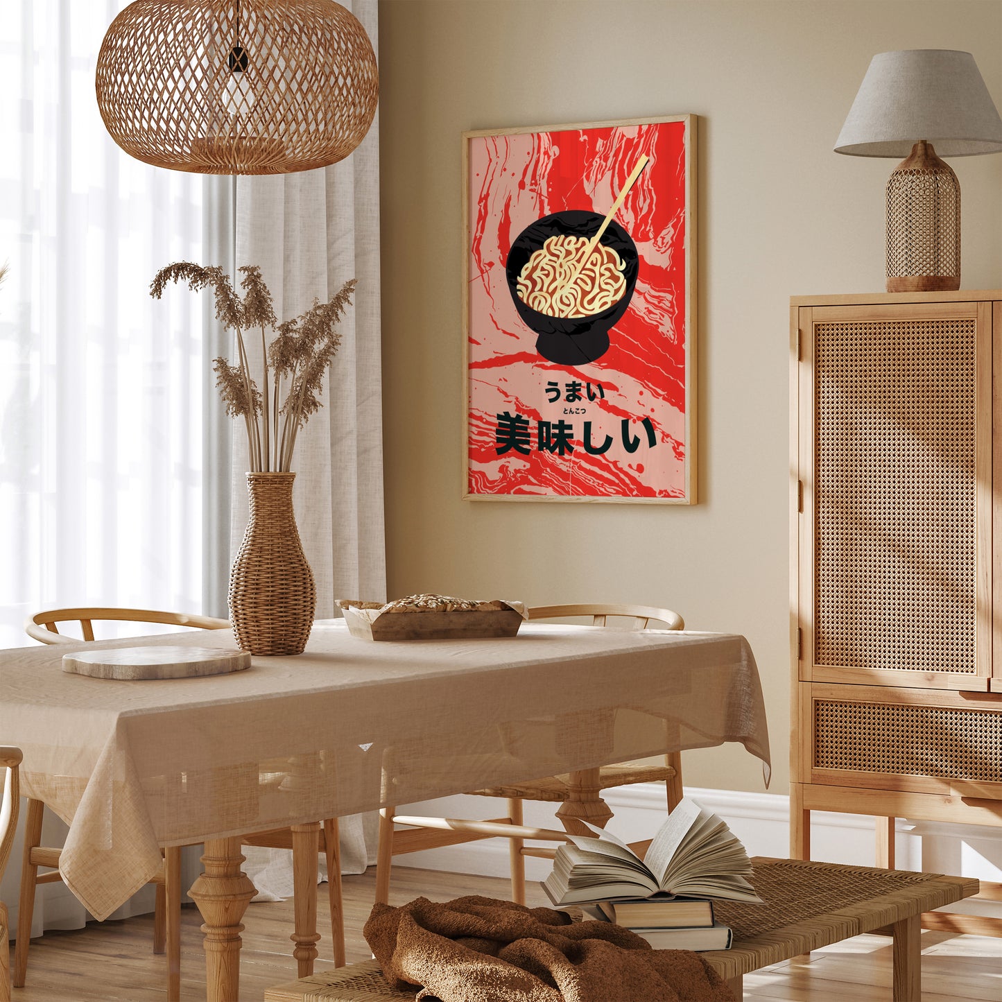 Authentic Ramen Noodles Poster