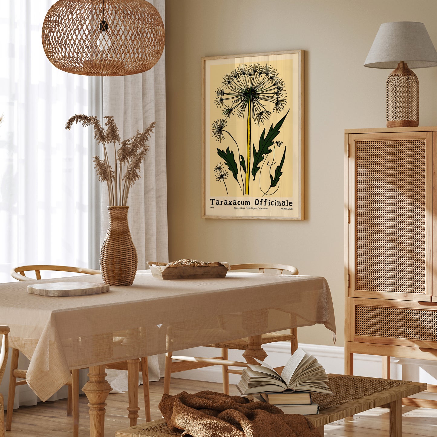 Dancelion - Retro Botanical Art Prints