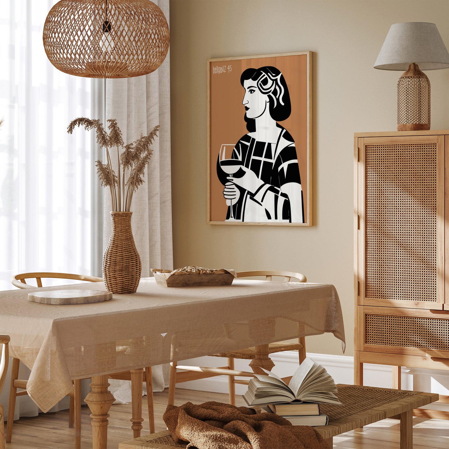 Vintage Wine Tasting Festival Art Print