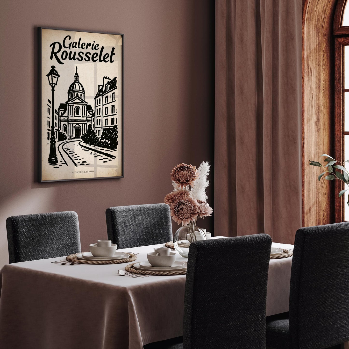 Galerie Rousselet - Rue des Rosiers Paris Art Print