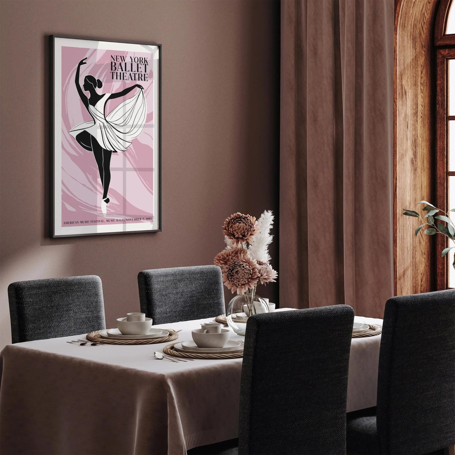 NYC Pink Ballet Poster