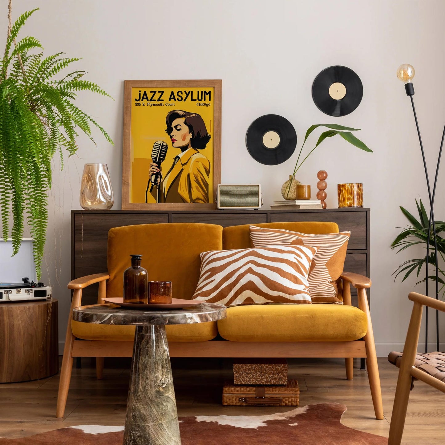 Yellow Chicago Jazz Festival Poster