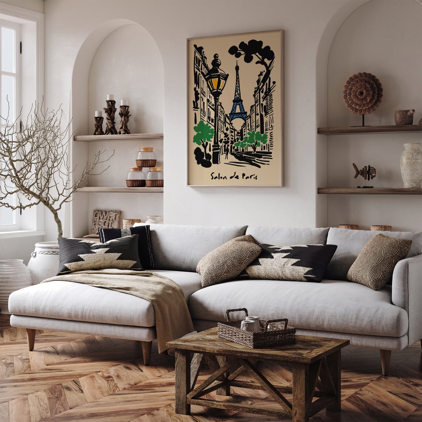 Salon de Paris Vintage Travel Poster