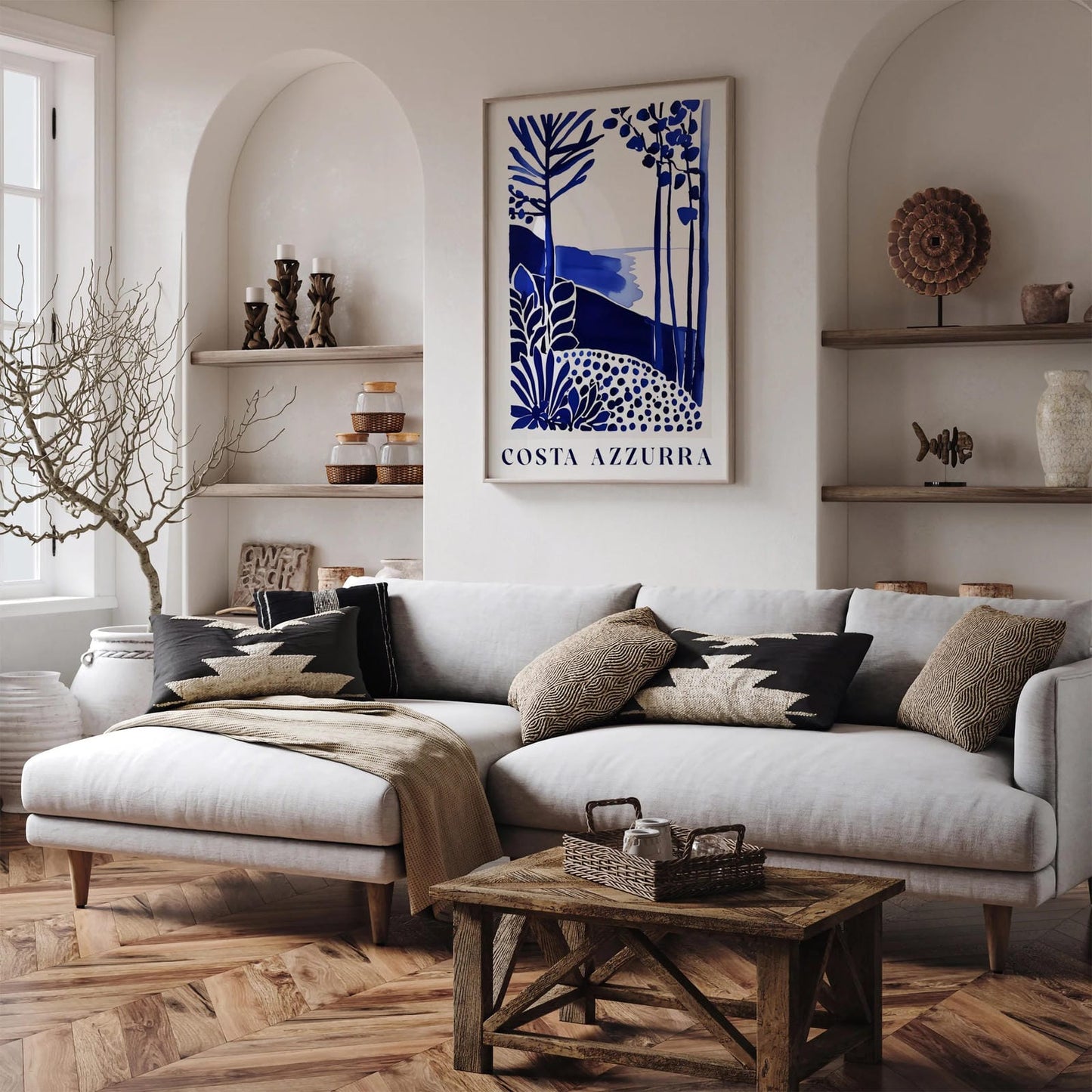 Azure Horizons French Riviera Poster