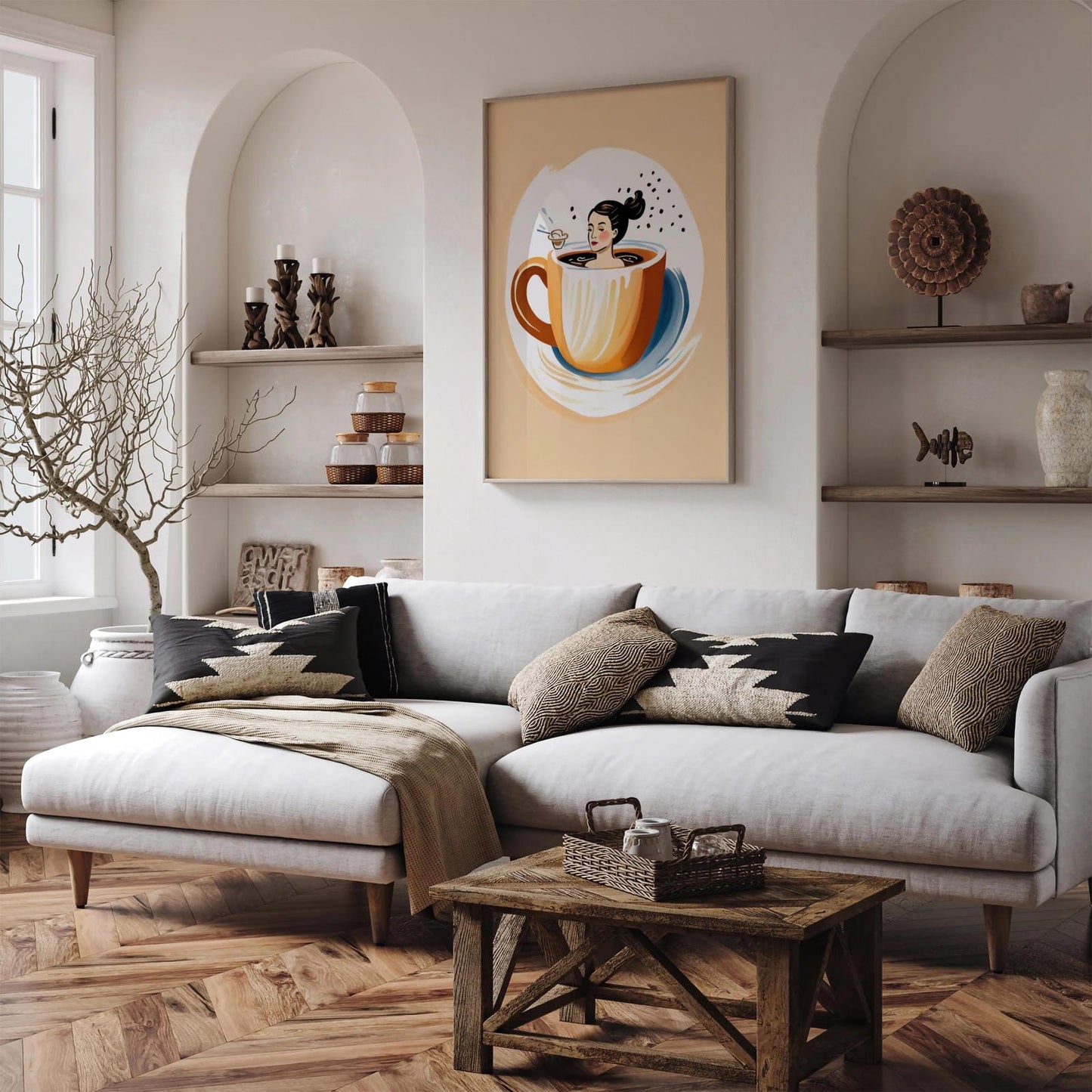 Coffee Bath Poster