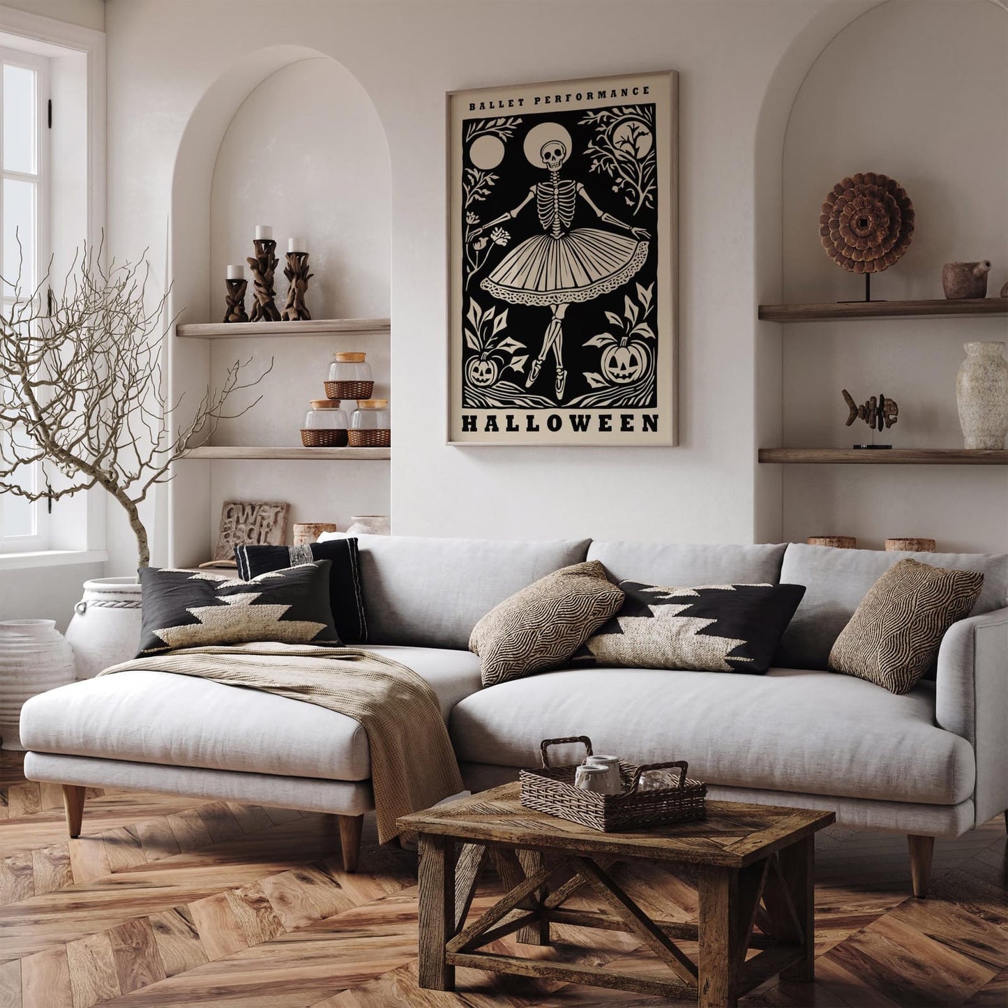 Halloween Ballet Performance Art Print