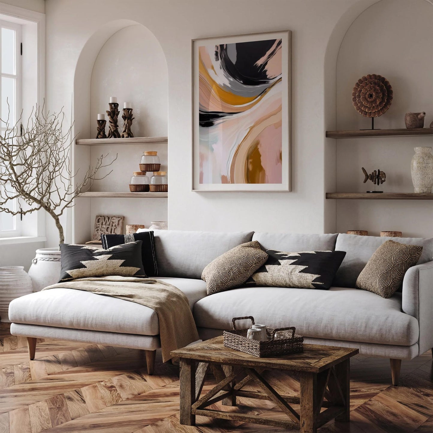 Colorful Chaos Wall Decor - Unique Abstract Art
